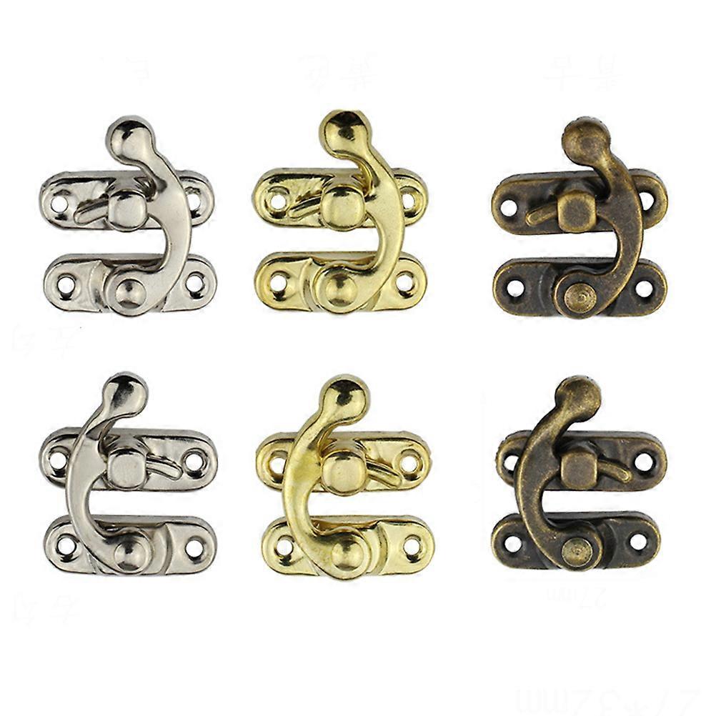 30 peças de fecho de ferro para baú de ferramentas com design resistente em tamanho 3,2*2,7 cm