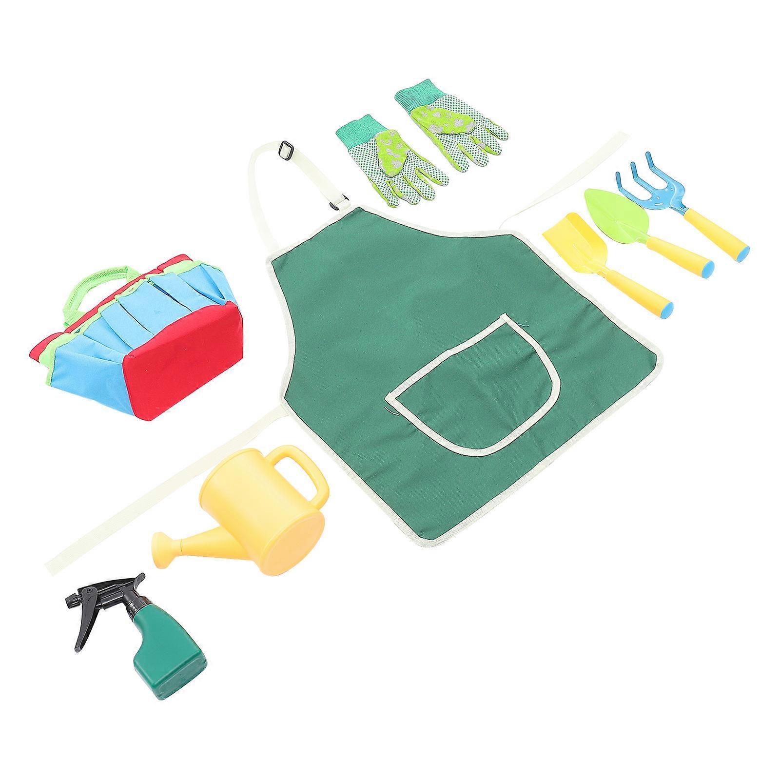 Children Garden Toy Small Rake with Watering Can 1Set for Kids