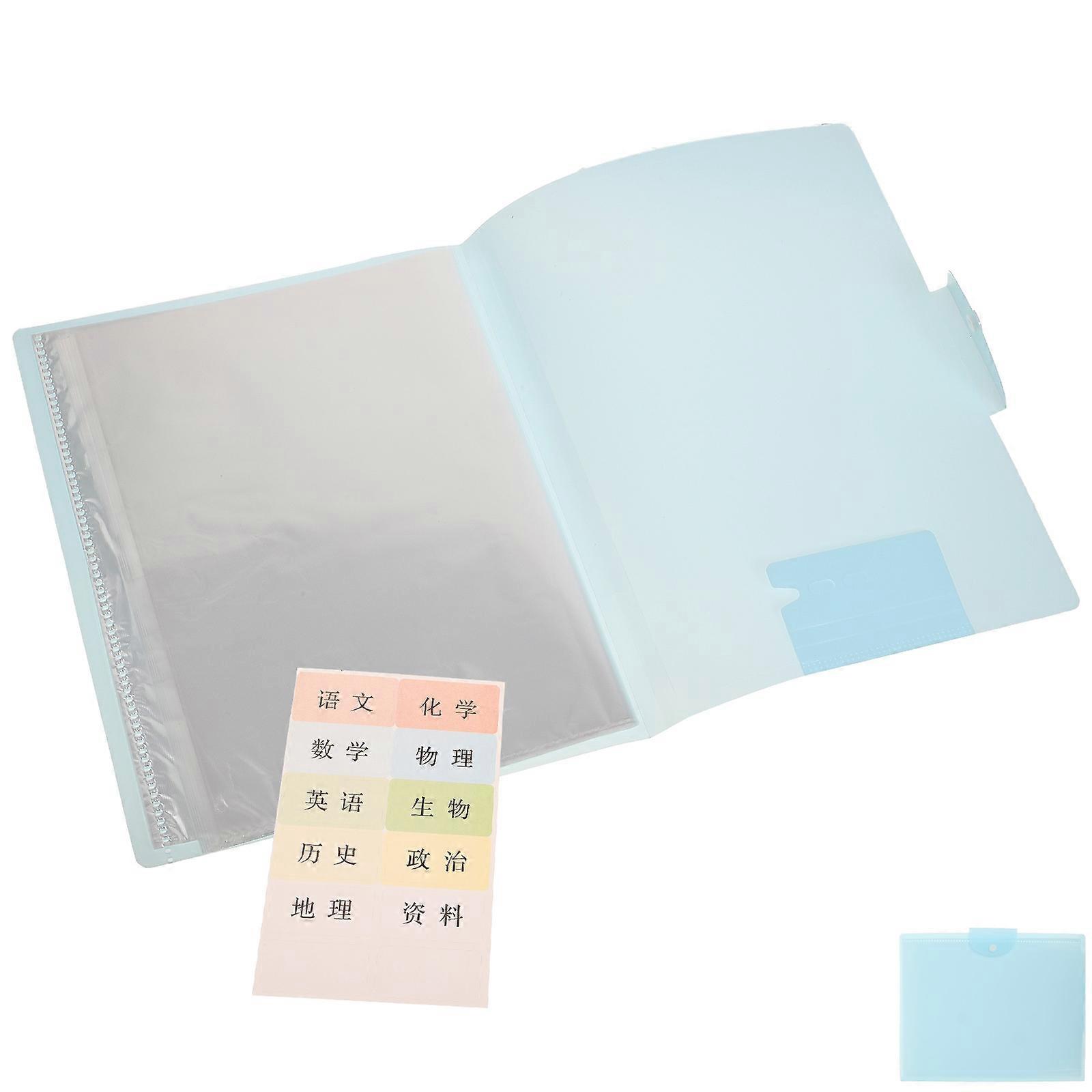 Portable Receipts Folder A3 Examination Paper Organizer for Storage Use File Folder