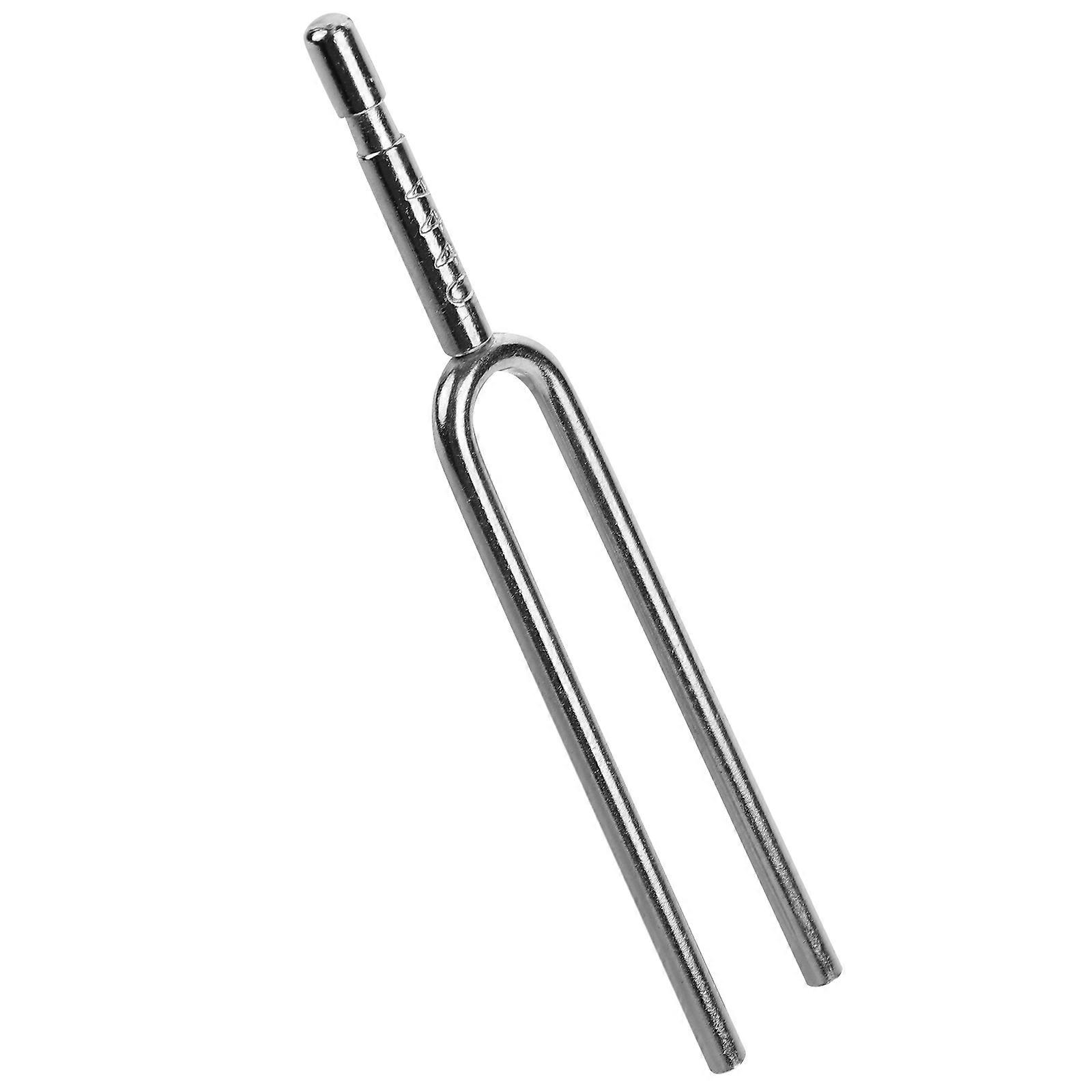 Instrument fork A440 Standard for Guitar 2Pcs Silver Metal Device