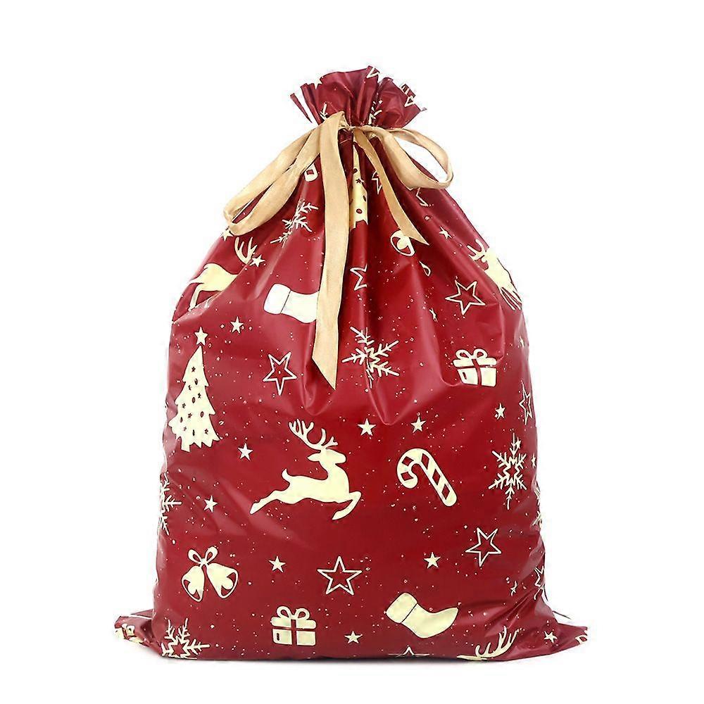 Drawstring Christmas gift bag candy gift packaging drawstring bag 50 pieces