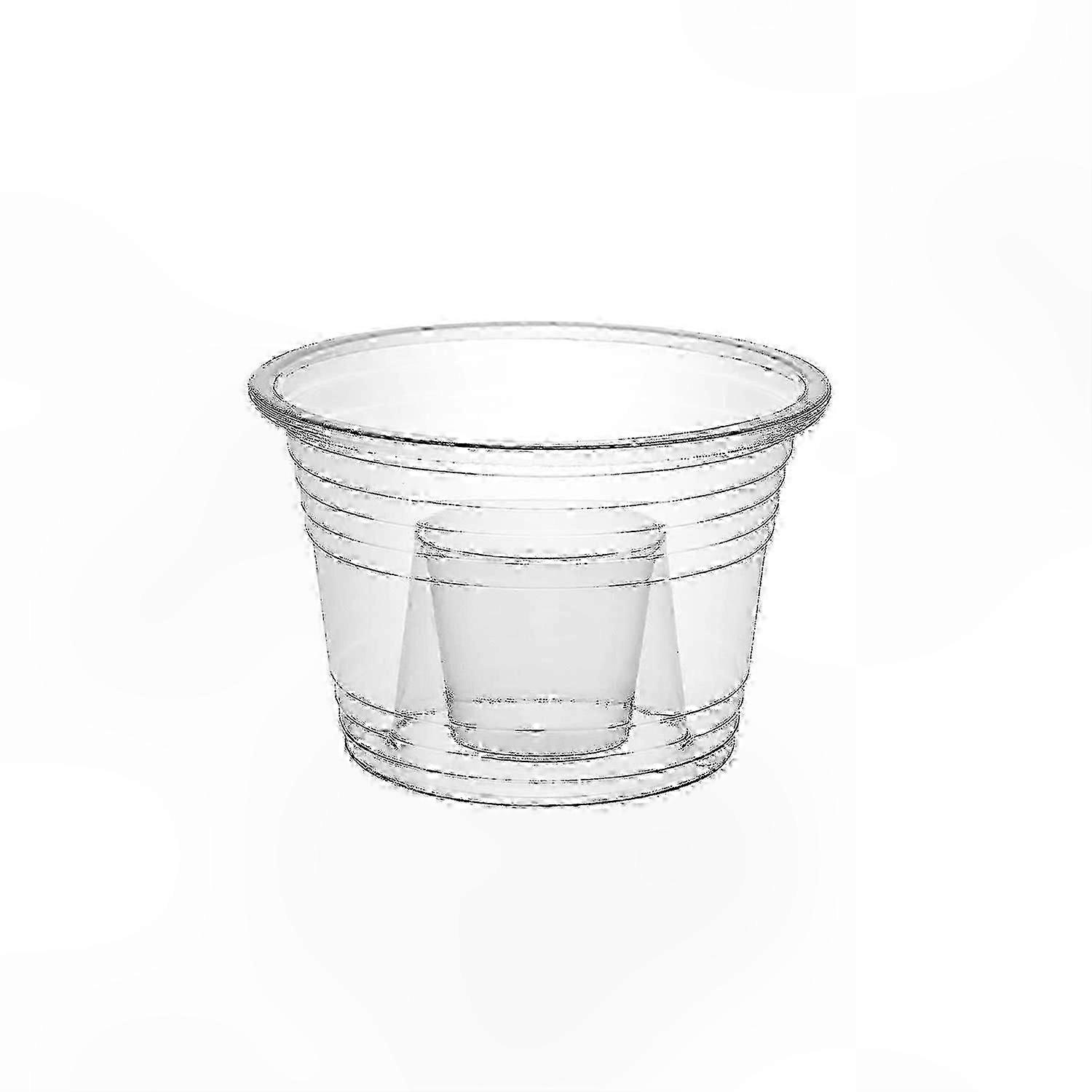 3oz Soft Plastic Clear Shot Cups, 100-Pack for Party Use