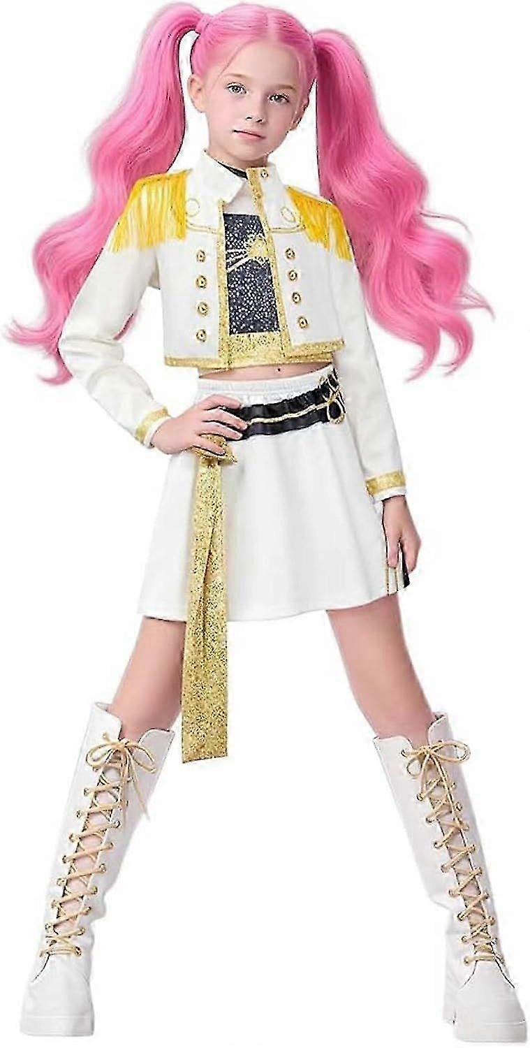 Pop Singer Dance Costume Halloween Cosplay Full Set Outfit for Stage Role Play