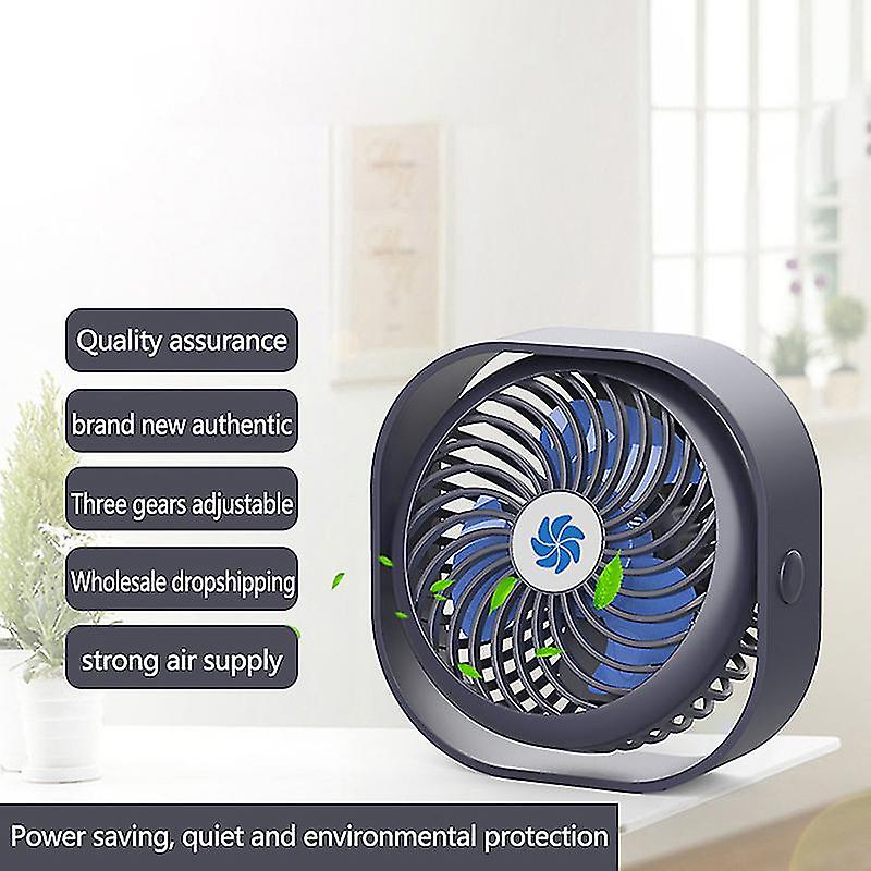 Summer Portable Fan Cooling Usb Desktop Fan Mini Air Cooler Rotation Adjustable