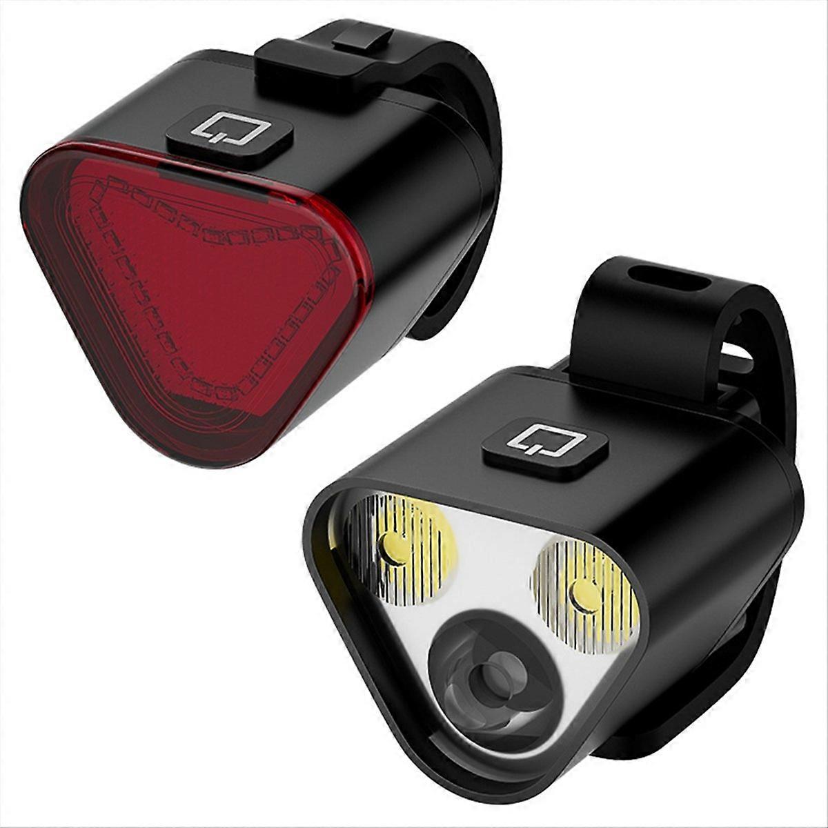 COB Cycling Warning Light Type-C Charging Portable Bicycle Tail Light