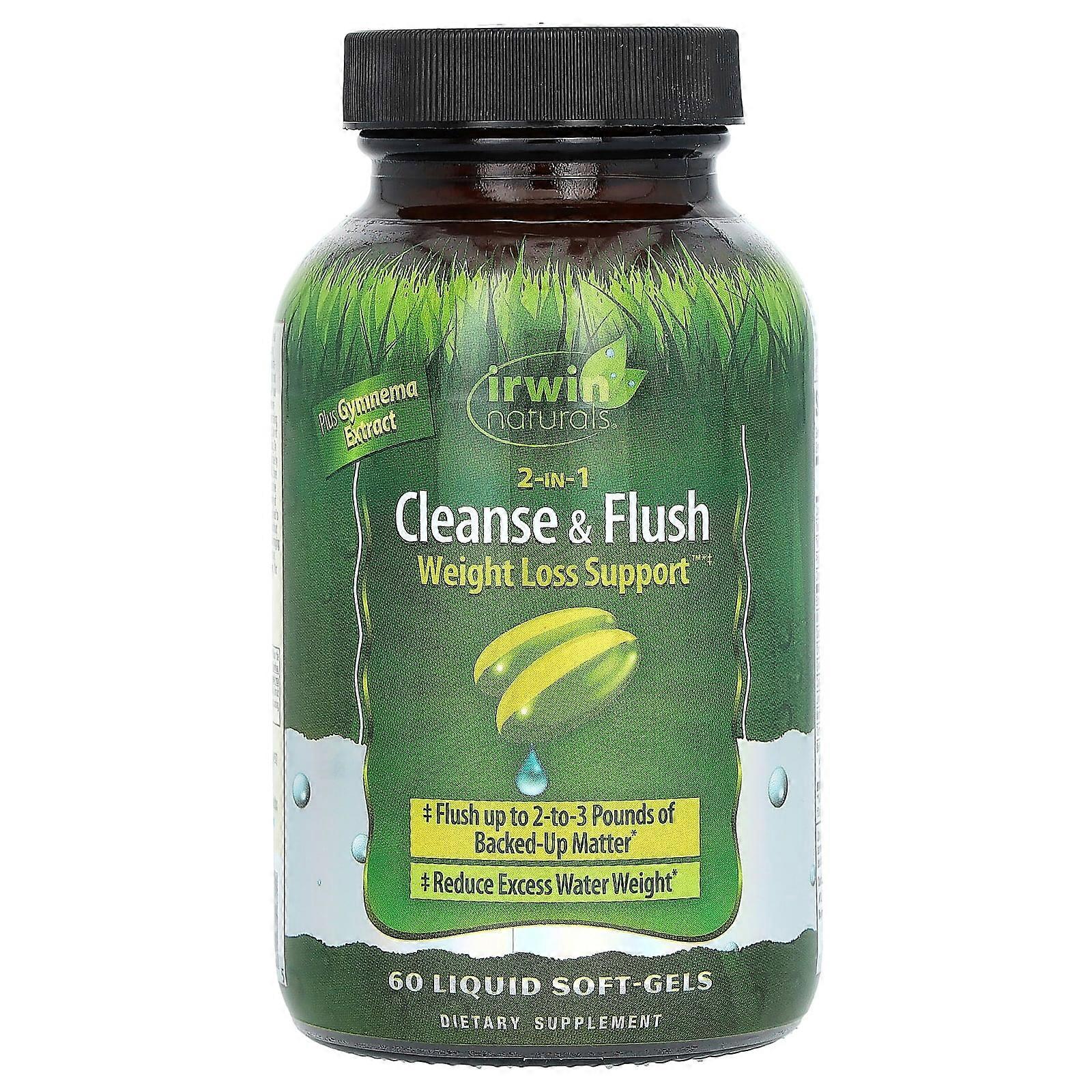 2-In-1 Cleanse & Flush Weight Loss Support, 60 Liquid Soft-Gels