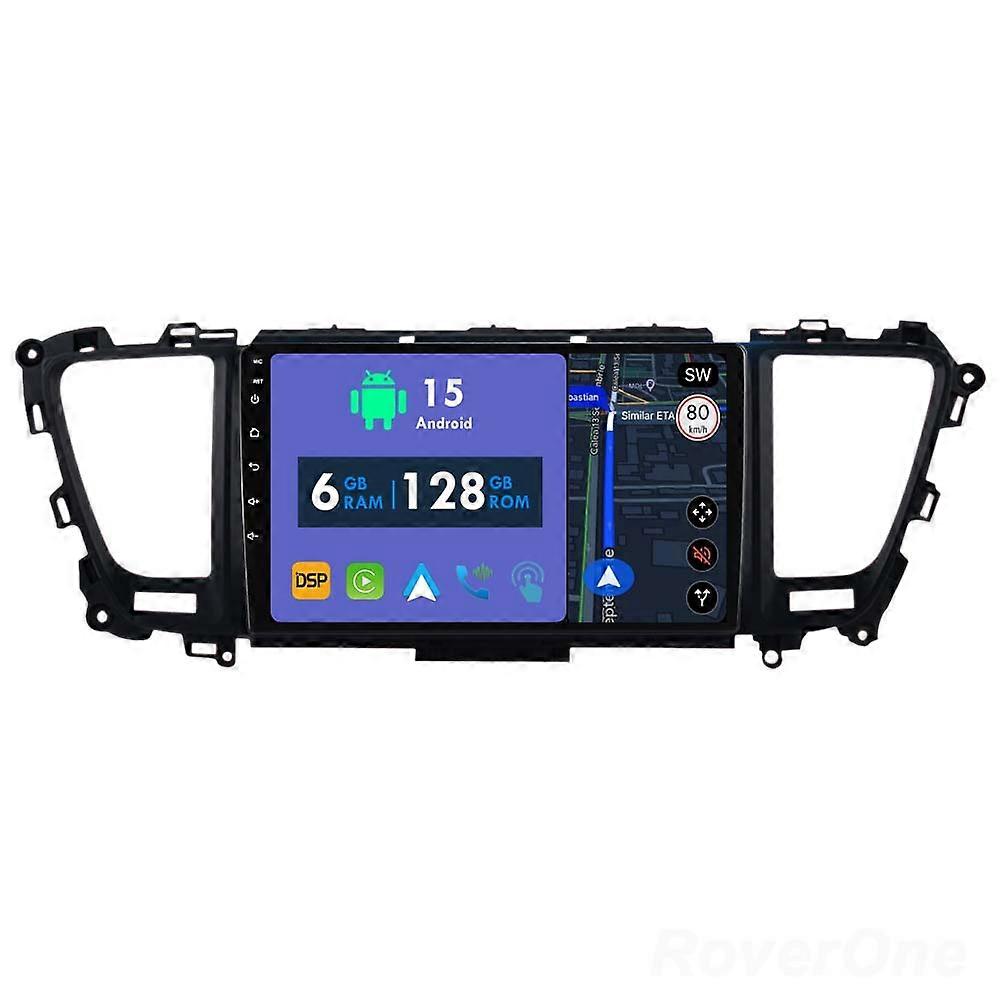 Car Radio 6G+128G CarPlay GPS Navigation Head Unit for Kia Carnival 3 YP 2014 - 2021 Android Auto Bluetooth Stereo Touch Screen
