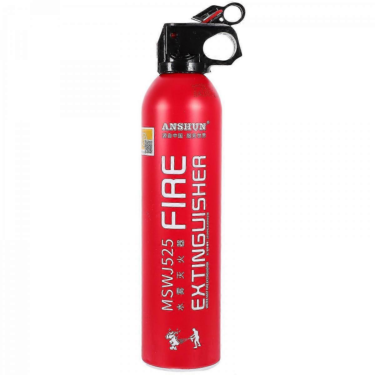 Vehicle Fire Extinguisher 620g Portable Car Annihilator Practical Auto Home Flame Arrester (Red)