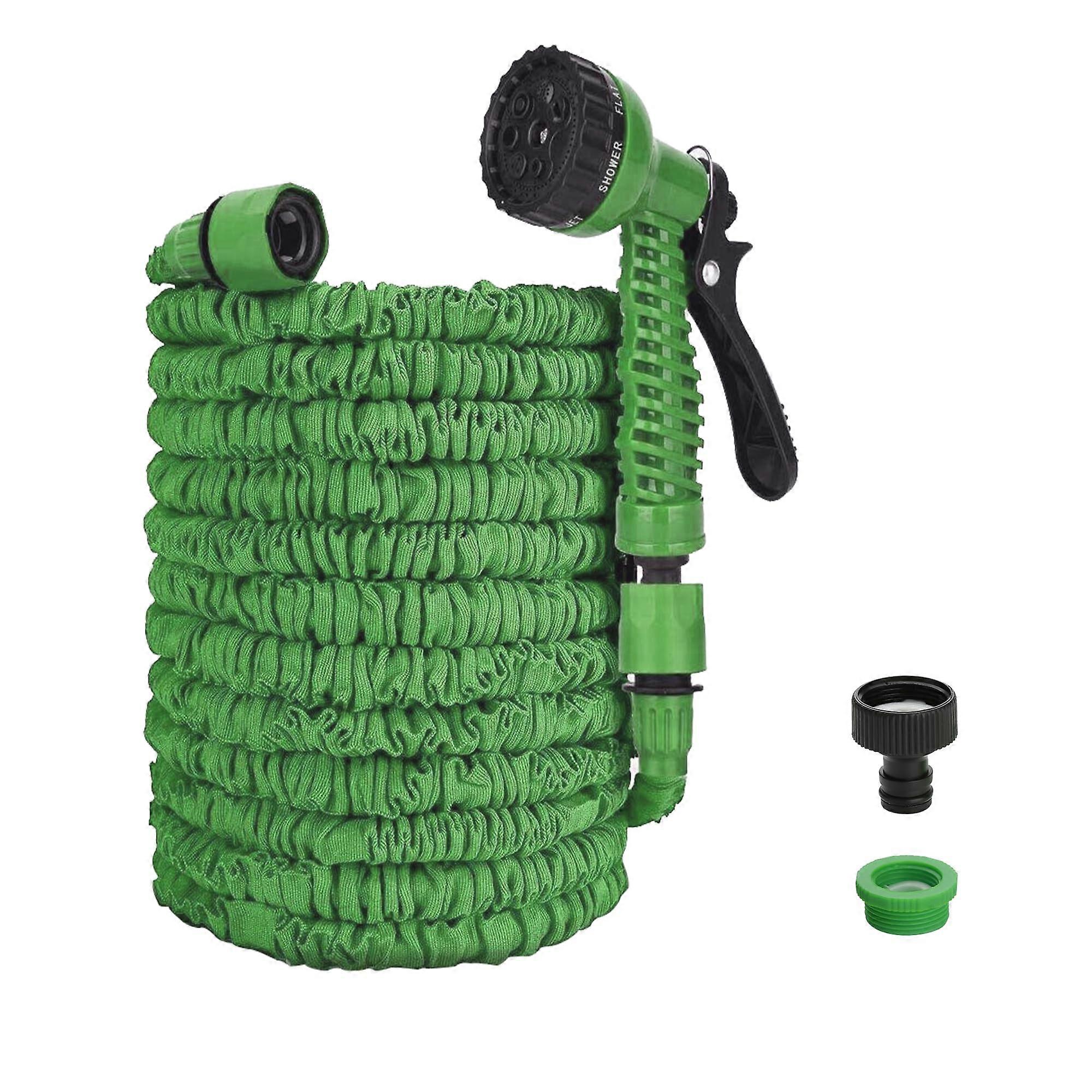 Expandable Garden Hose 125Ft  Flexible Lightweight Hose With 7Function Nozzle, Green