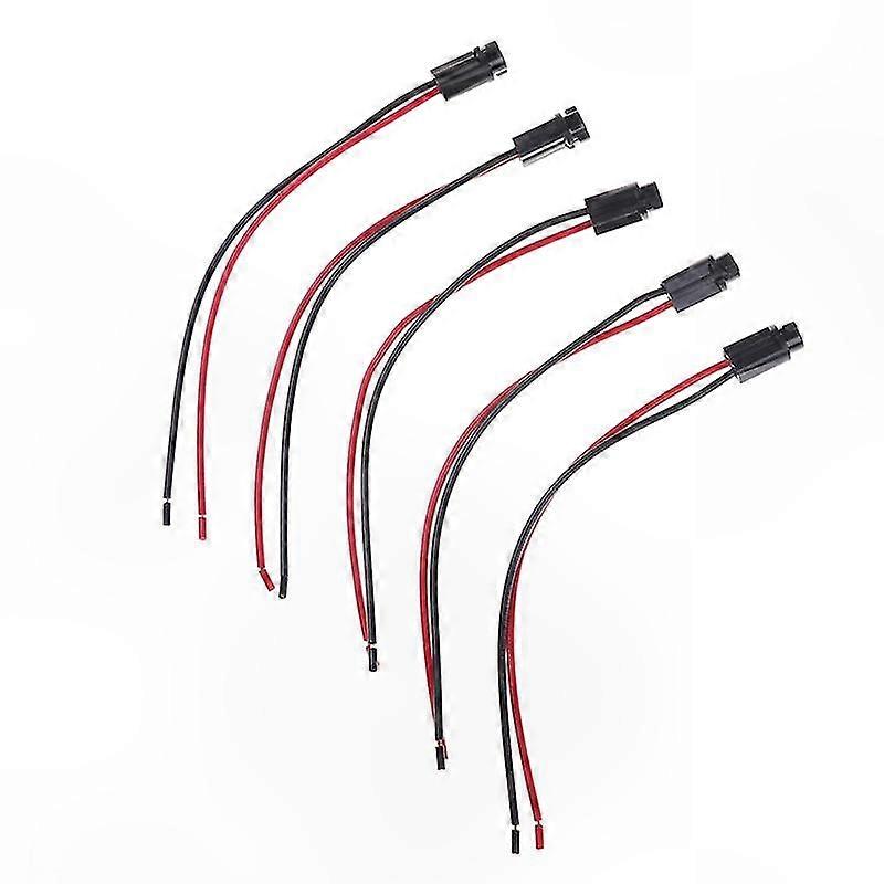 5PCS T5 LED Dashboard Gauge Light Bulb Socket Holder for Car Auto