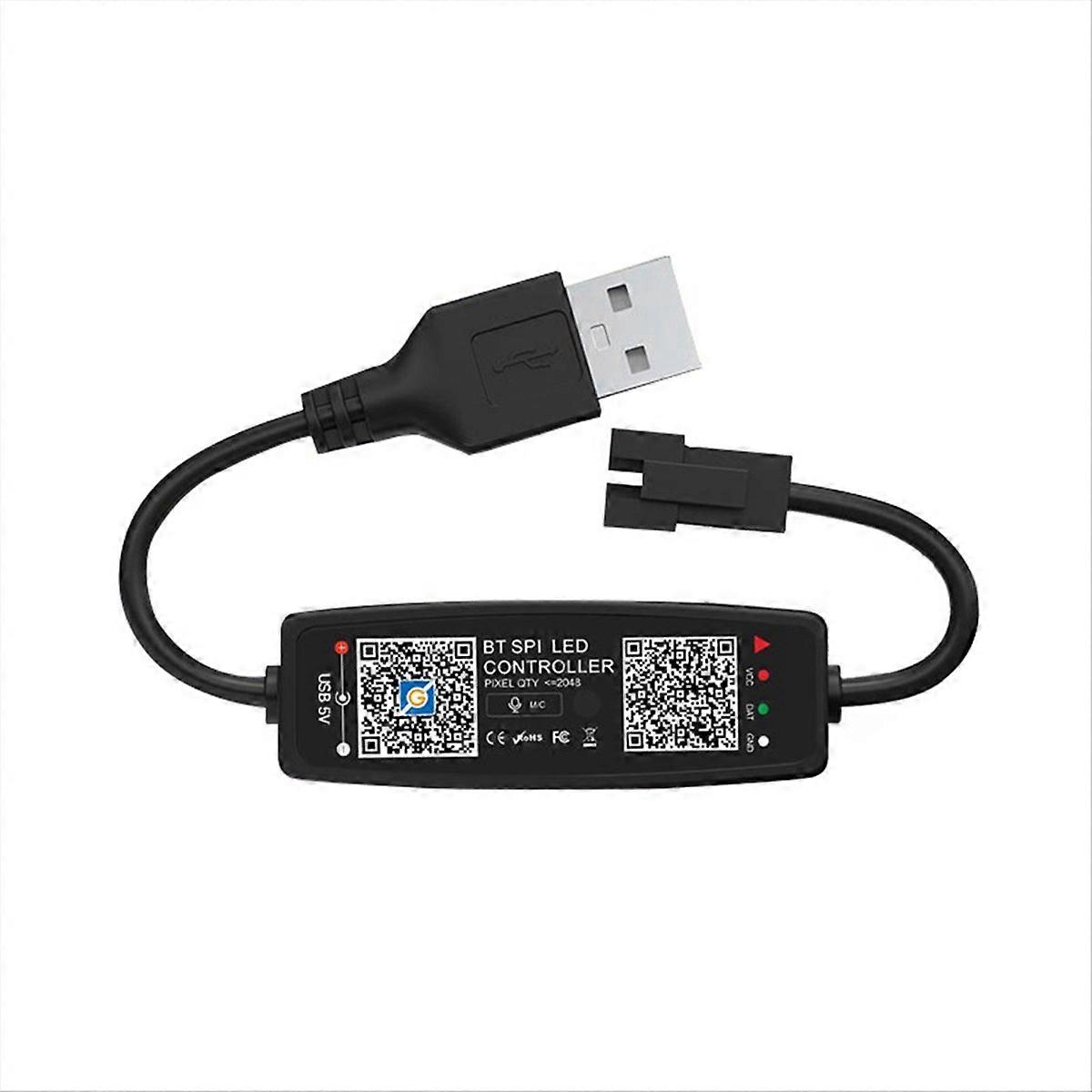 LED Bluetooth Music Controller for Pixel Light Strip USB 5V