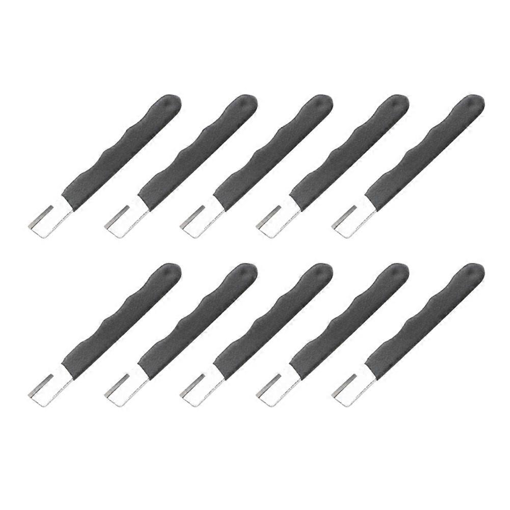 Portable Quick Knife Sharpener, Lawn Mower Dull Blade Sharpener,Black