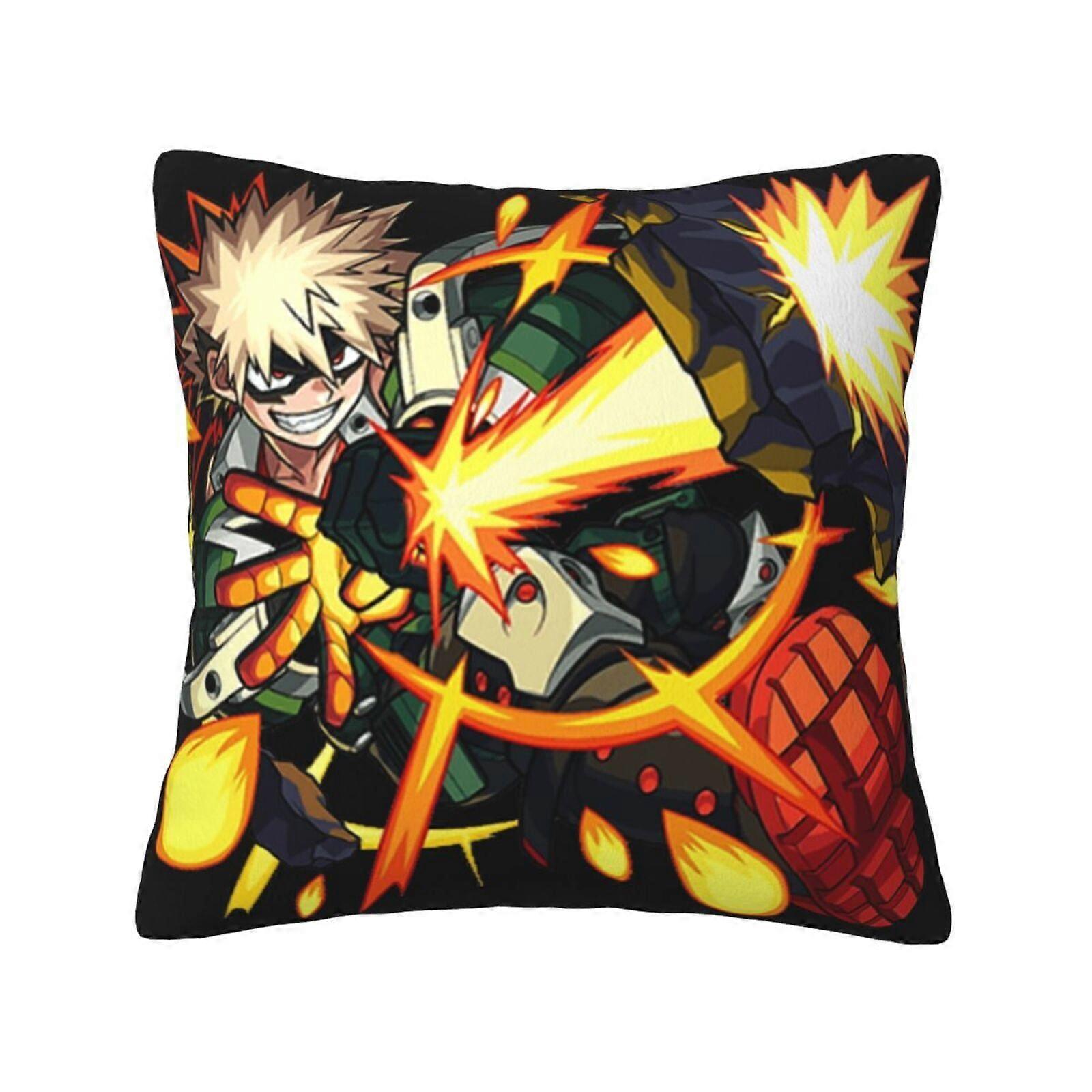 k659 Anime My Hero Academia Onzichtbare Superzachte en Gezellige Luxe Kussenslopen met ritssluiting, 1 kussensloop, dubbelzijdig afdrukkenWBZT3816