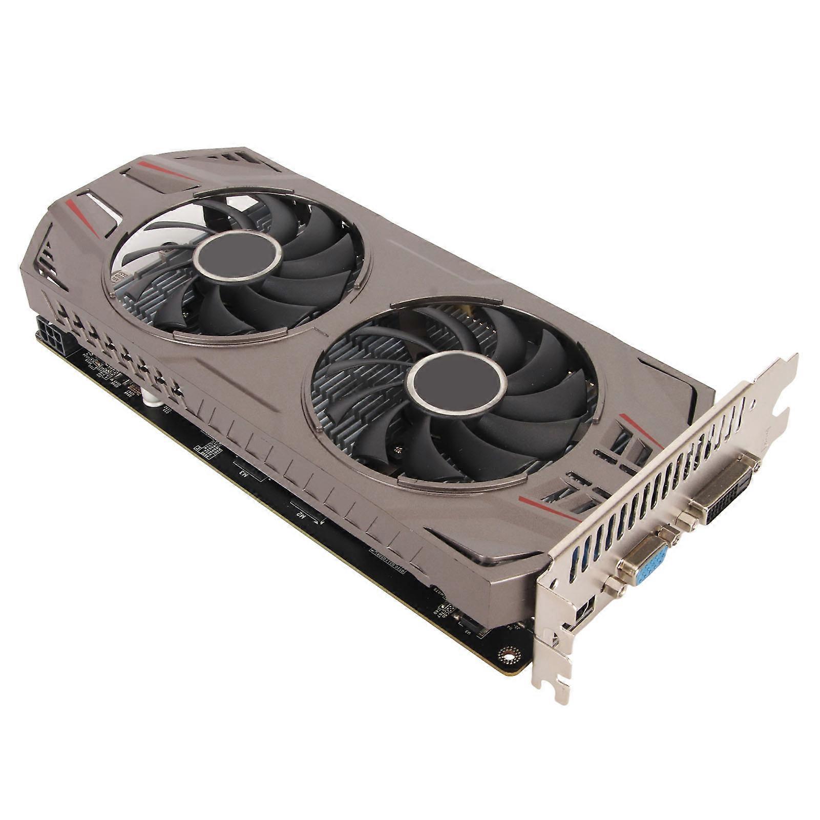 GTX750Ti 2 GB GDDR5 128-Bit-Grafikkarte mit 2 Lüftern 3D-API-Unterstützung HD-Multimedia-Schnittstelle VGA DVI D-Schnittstelle PC-Grafikkarte 