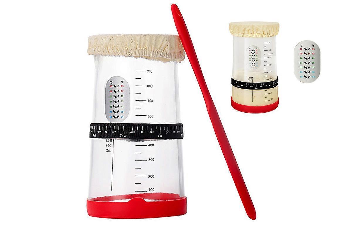 1200ML Sourdough Starter Jar Reusable Sour Dough Starter Jar