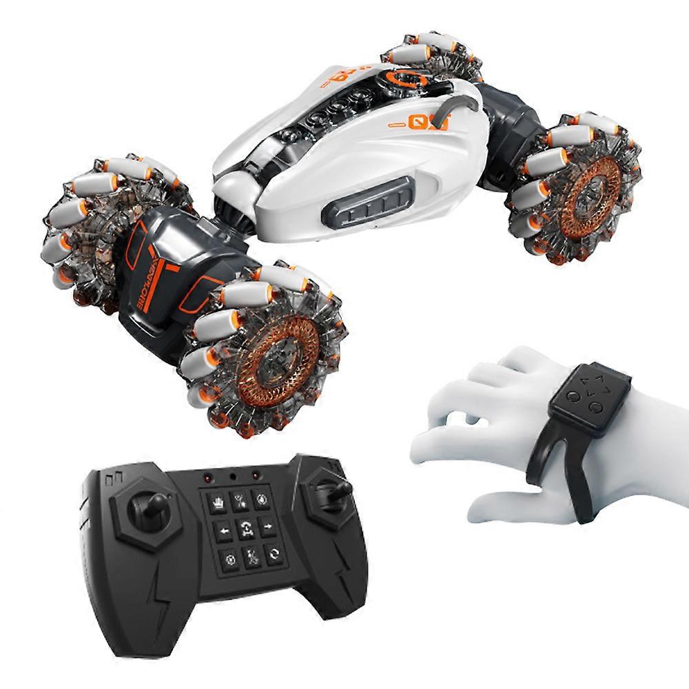 Toy Gesture RC Stunt Spray Car Remote Control Sensor Twist Car Gifts