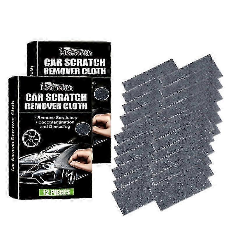 24PCS Nano Magic Cloth for Car Scratch Repair: Quickly & Easily Remove Paint Scratches, Sparkle Finish with Nano Cloth