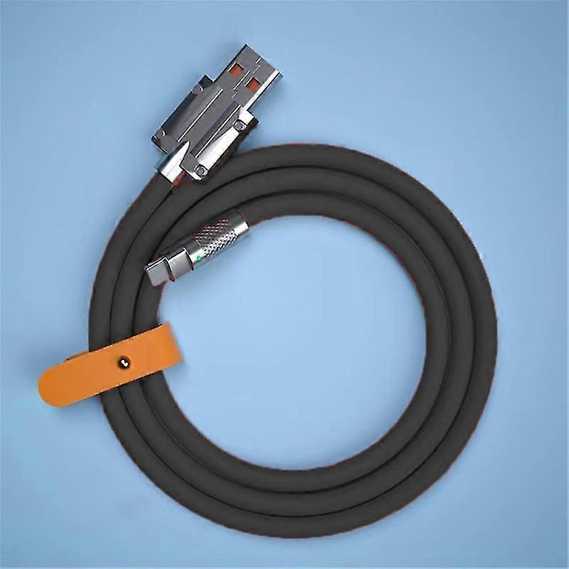 120w 6a Super Fast Charge Type-c Liquid Silicone Cable Quick Usb Cable Data Line stcyv