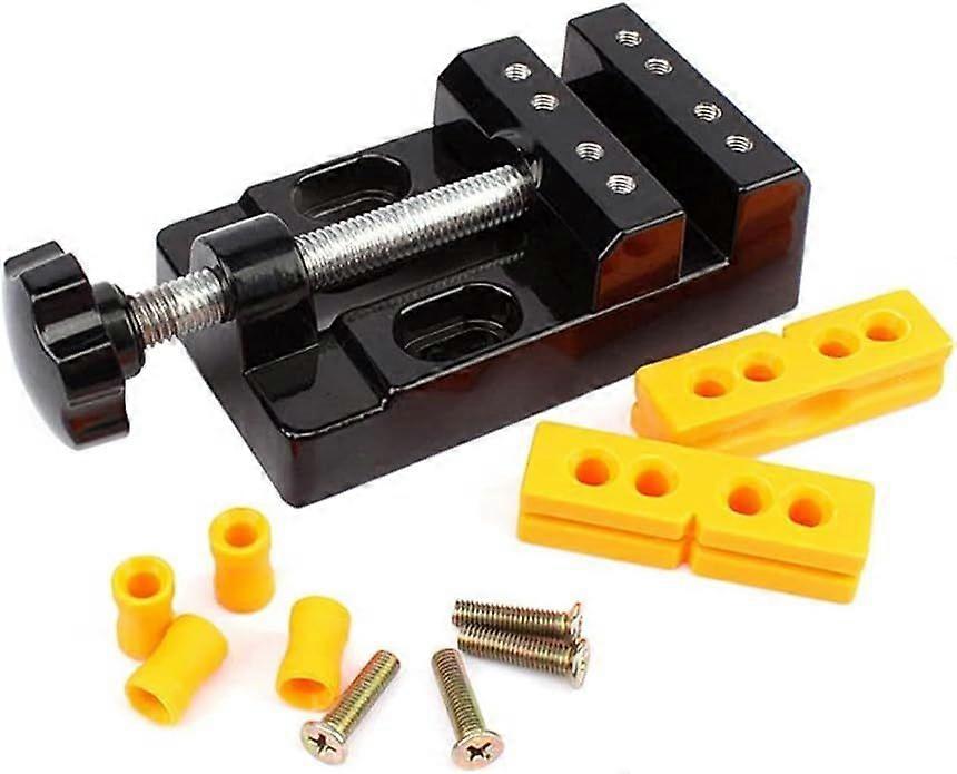 Mini flat clamp table jaw bench clamp drill press vice opening table vise