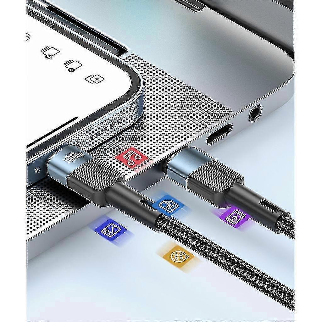 Câble USB C vers USB Type C 100w Cordon de chargeur rapide Câble USB C Type-c Stcyv