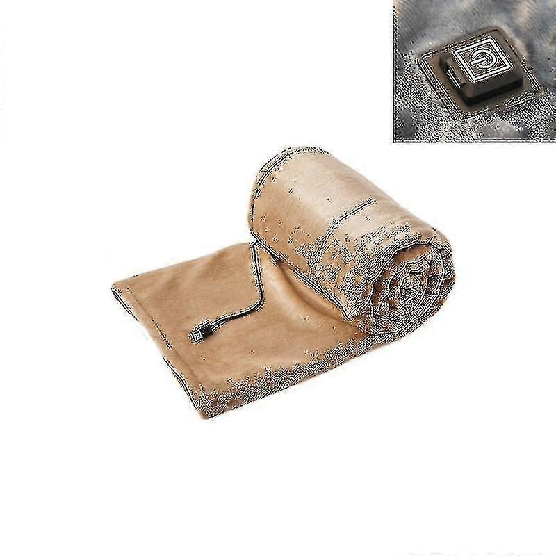 Electric Blanket Flannel Heating Blanket Machine Washable Usb 5 Volt Portable Electric Blanket Fast Heating Smart Thermostat