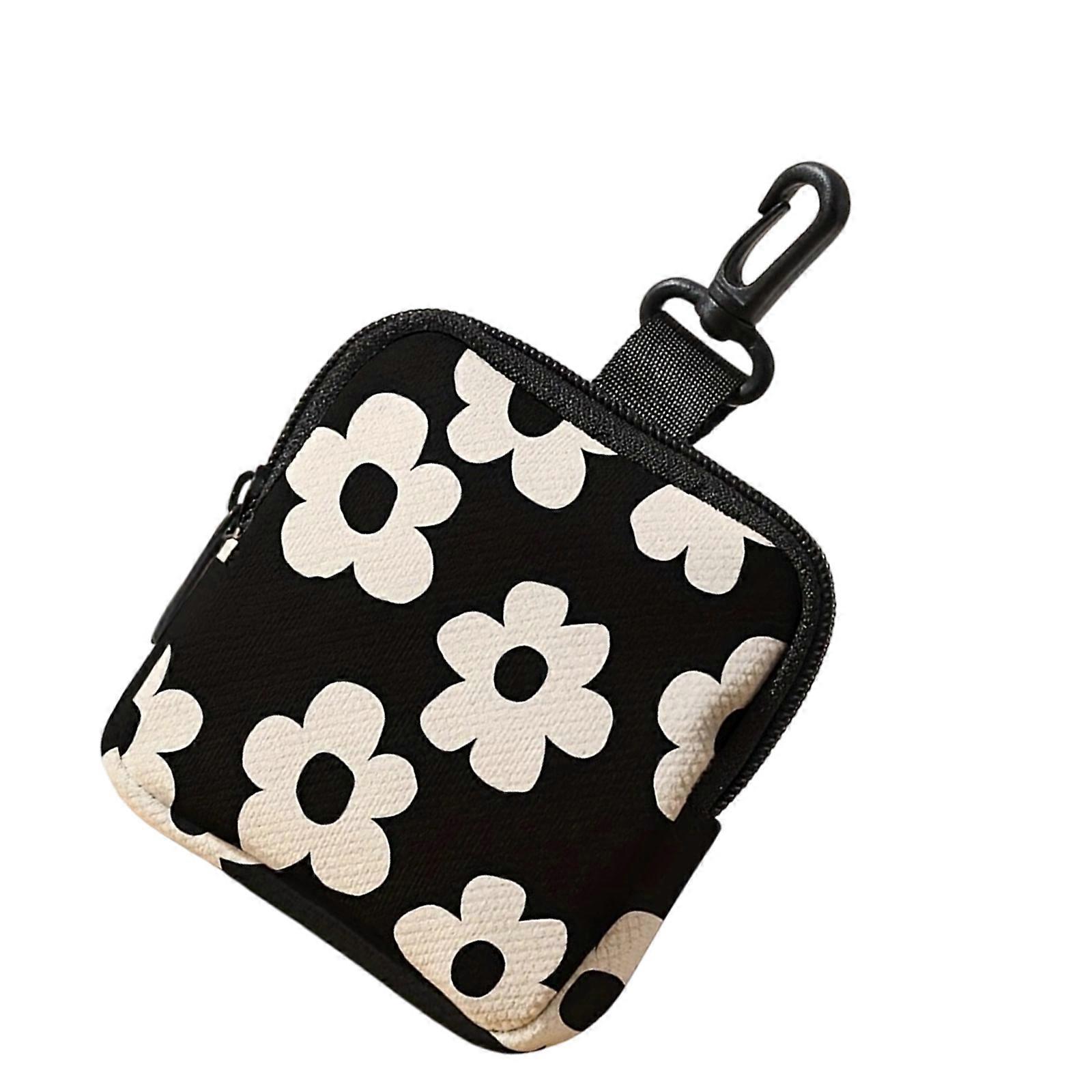 Tearproof Polyester Travel Pouch Sanitary Protections Essential Cord Storage Bag Multiple Layer Design Data Cable Organizers Multicolor