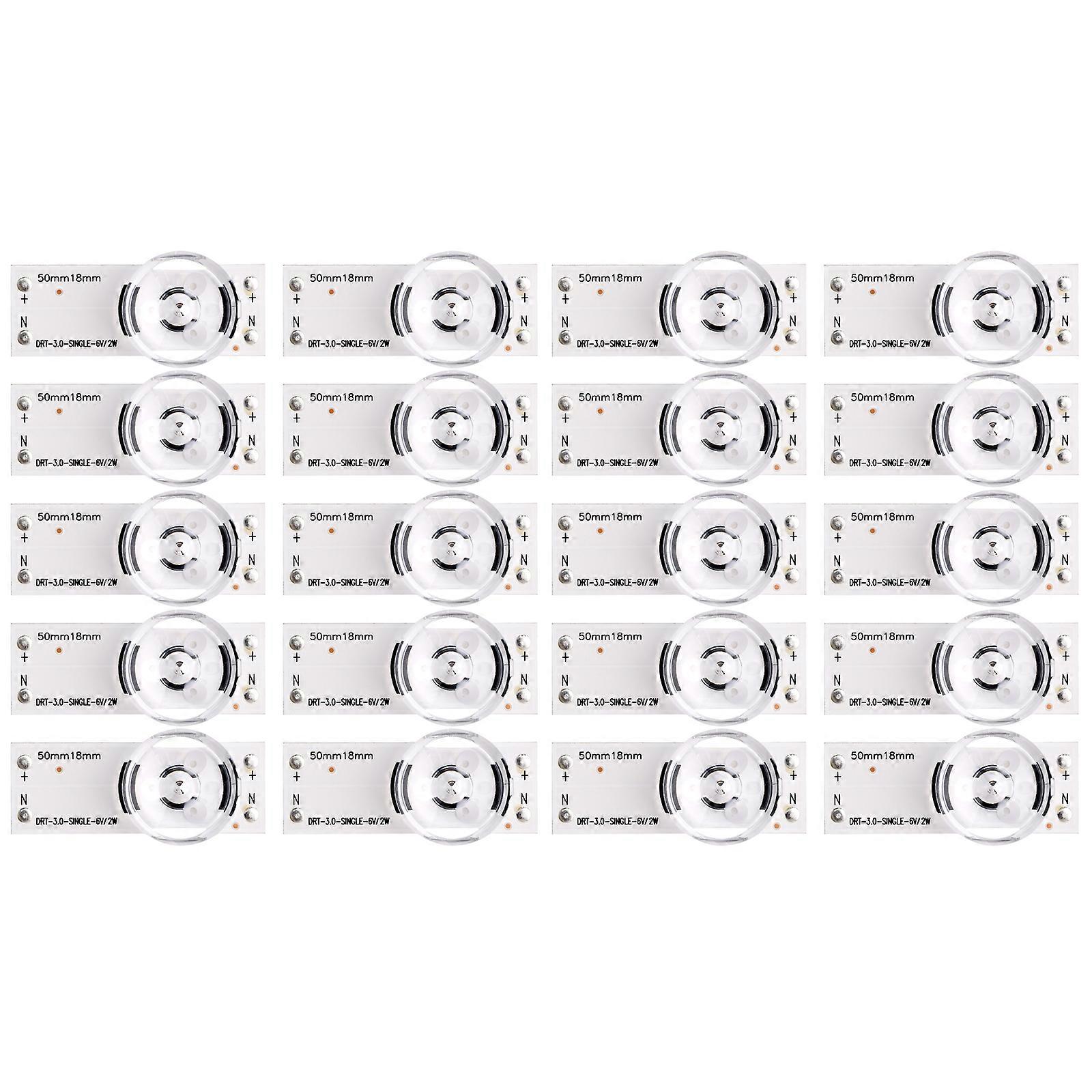 20/10pcs LED Lamp Beads Efficient Backlight Repair with 3V 6V LG6V Lamp Beads Optional for 32-65inch TVs Multicolor