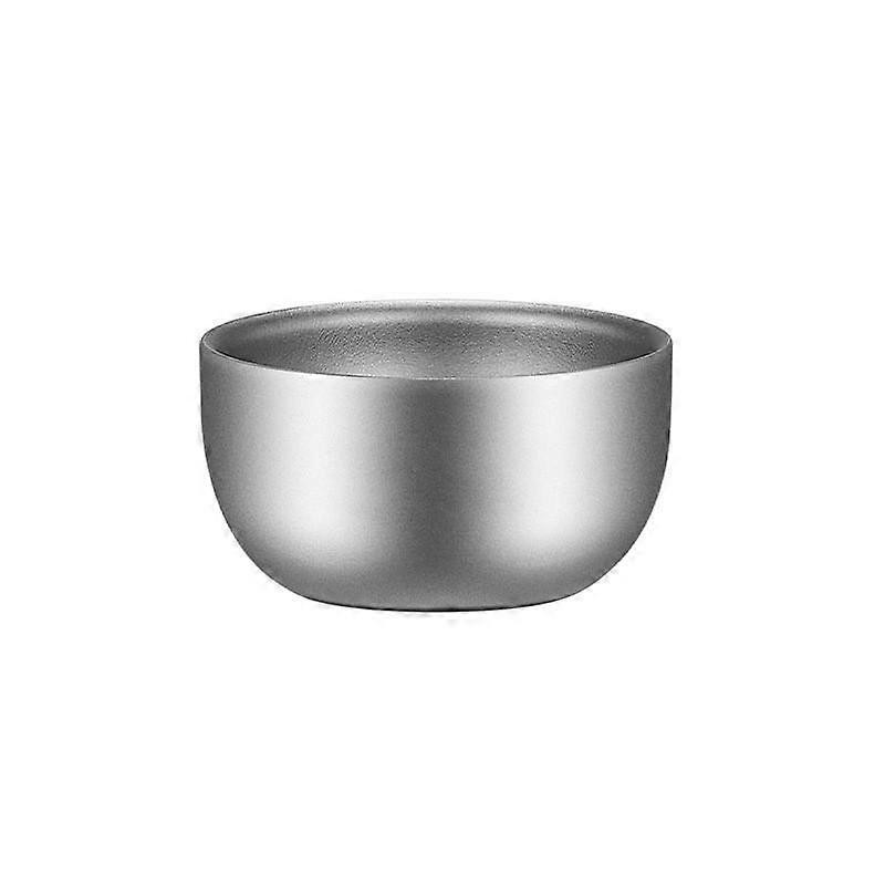 Pure Titanium Double-layer Small Tea Cup Coffee for Outdoor Camping coffee