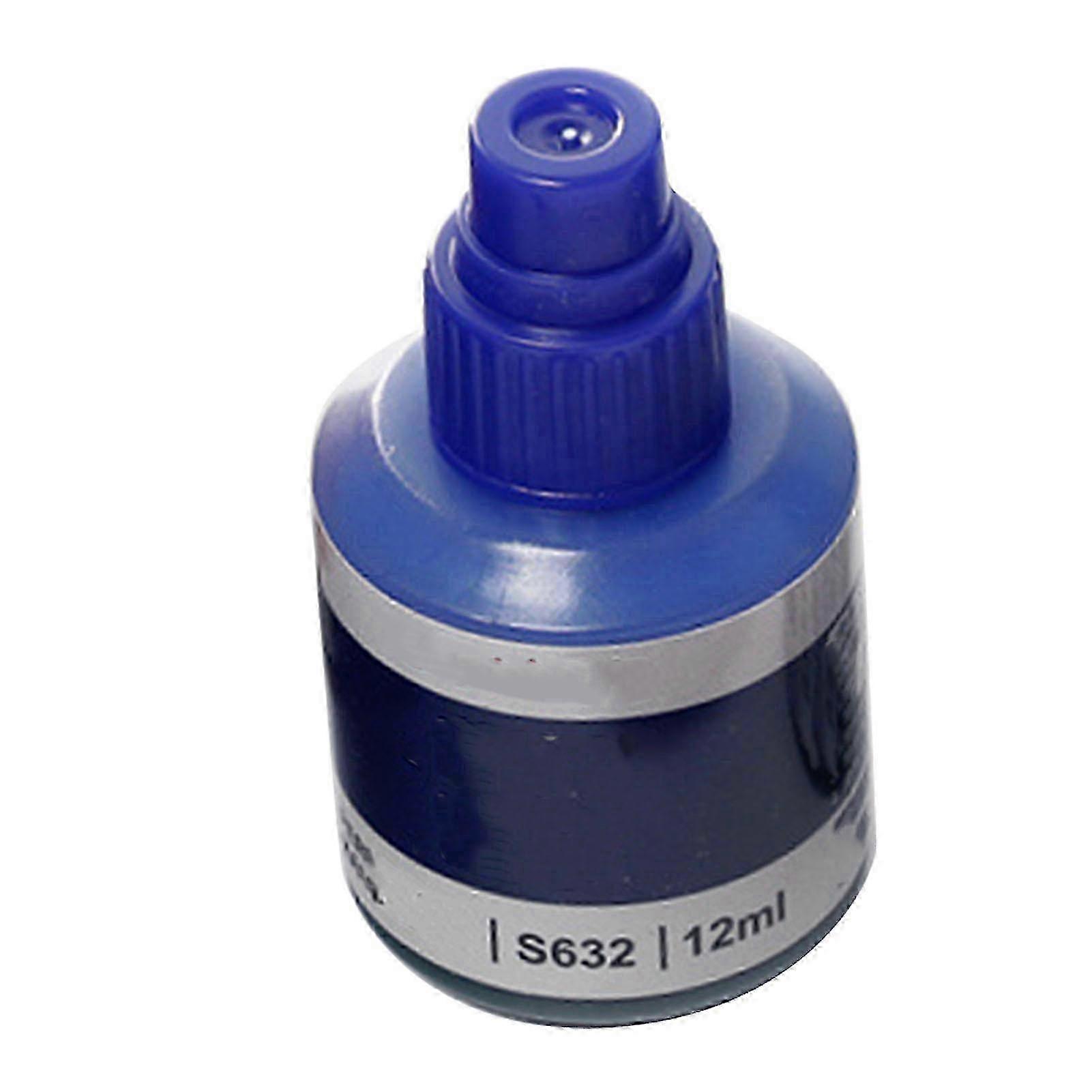 Marker Ink Waterproof Fade Resistant Quick Refilling Oil Marker Refill Ink with Drop Dispensing System 12ml Blue