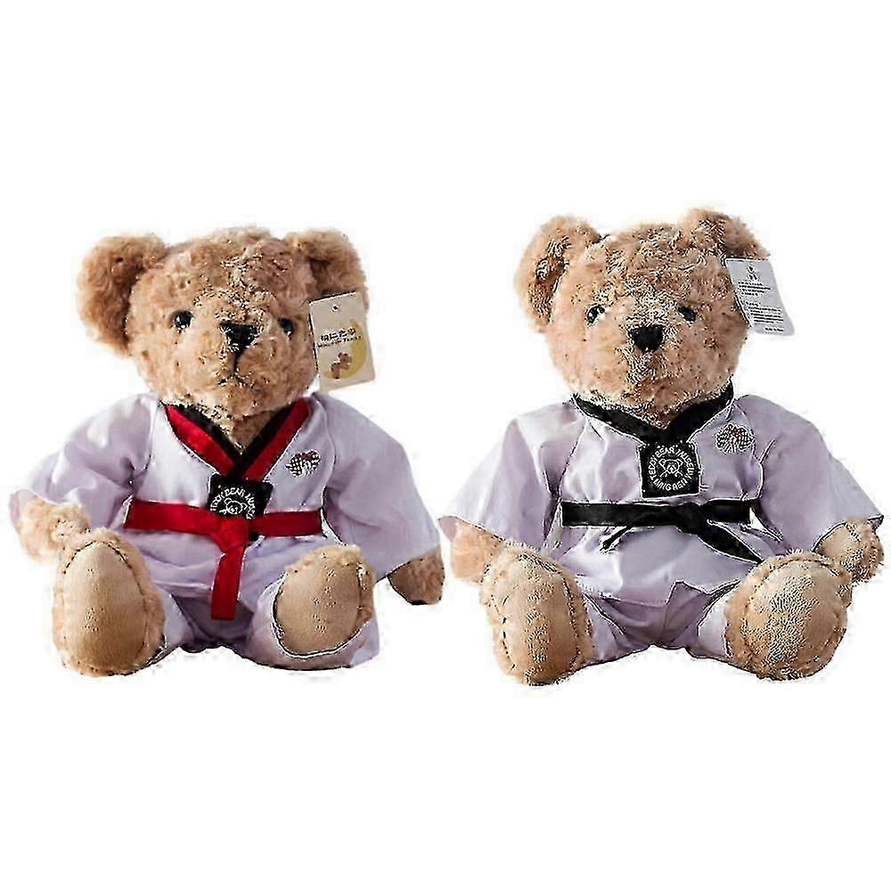 Teddy Bear with Taekwondo Uniform Soft Plush Toy