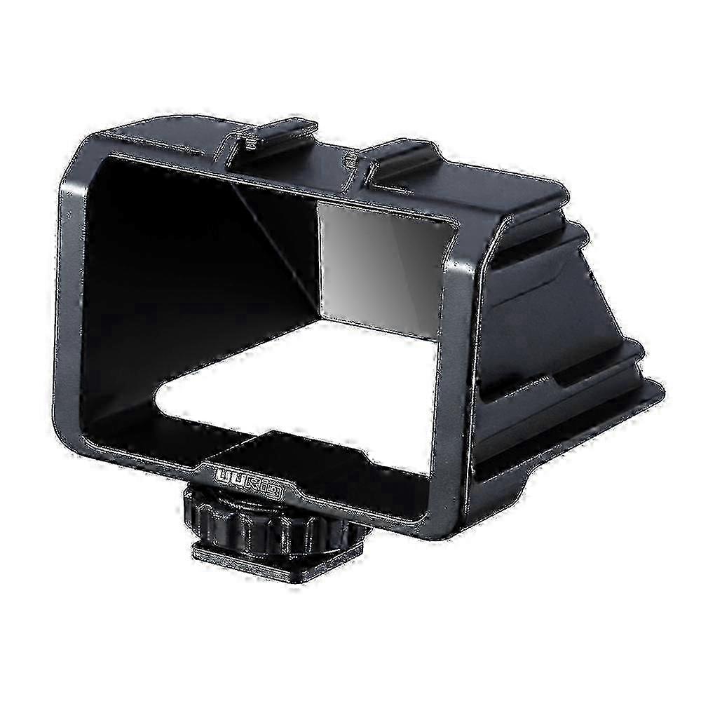 f Uurig Mirrorless Camera Flip Screen with Cold Shoe Bracket - HD Monitor for Live Streaming