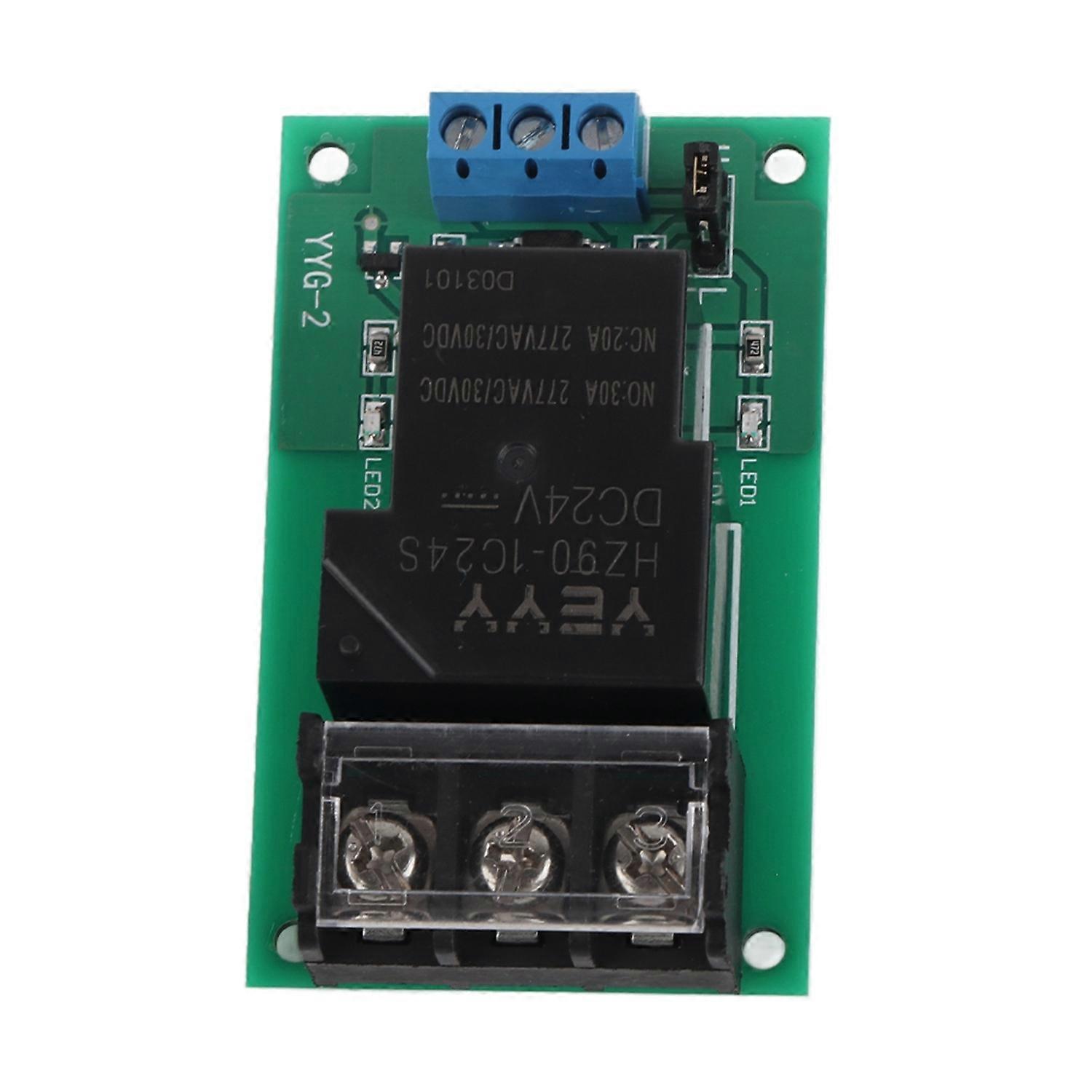 High Power One Way High/Low Level Trigger Optocoupler Isolation Relay Module 30A YYG‑2 DC24V