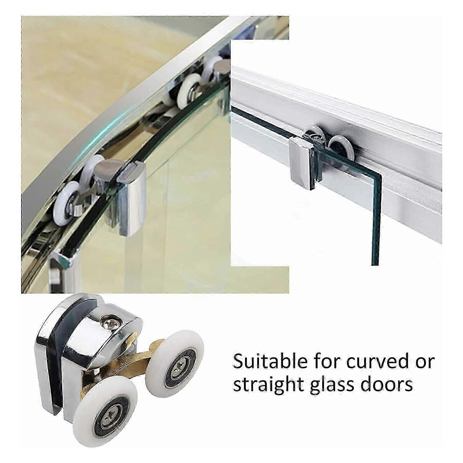 Sliding shower door wheels replacement 23mm kit