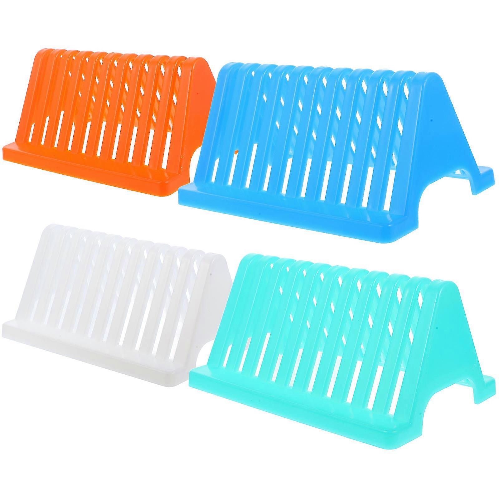 4pcs Micro Slide Stand Glass Slide Holder Glass Microscope Slide Drying Rack Lab Tools