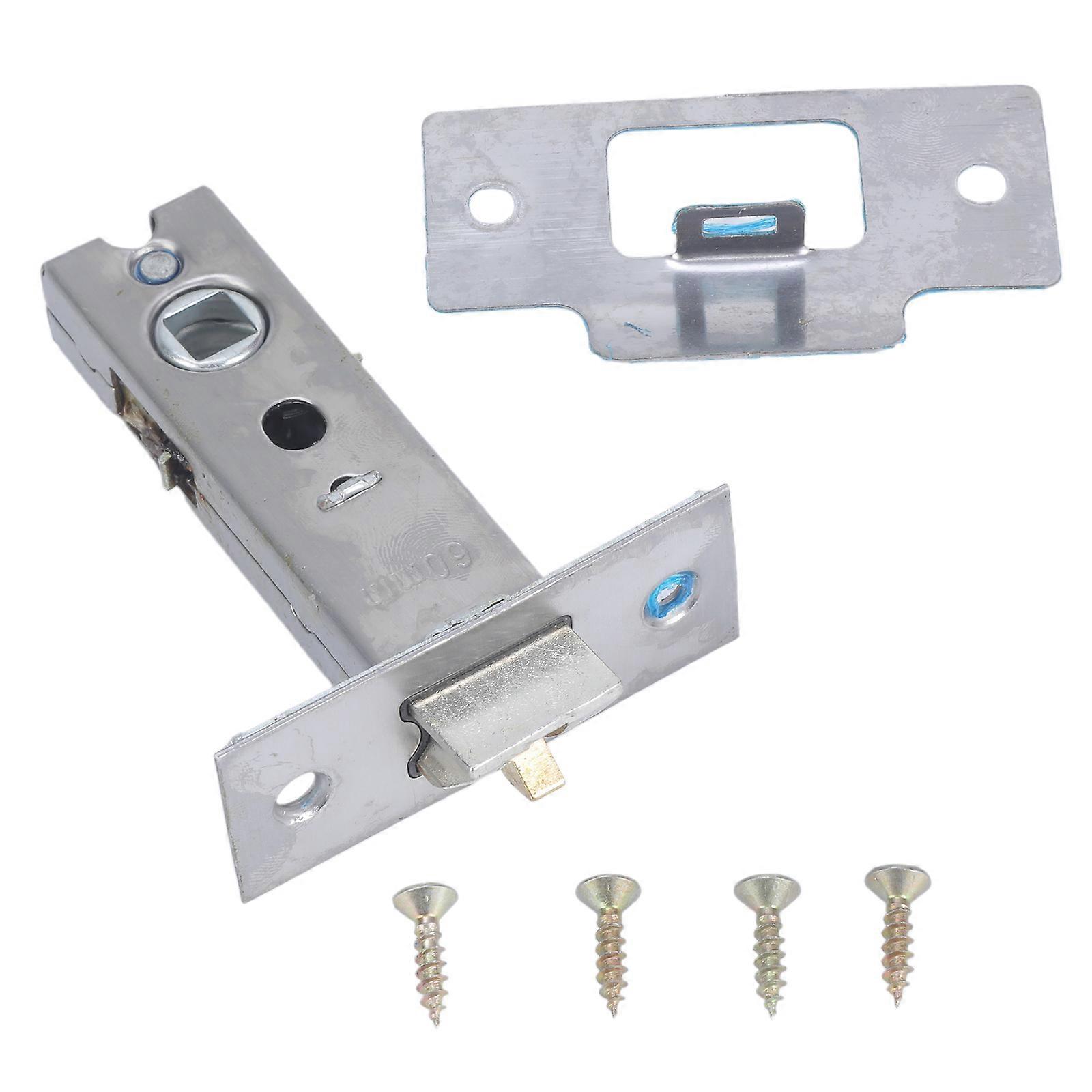 Sturdy Metal Fork Tubulars Mortice Latches for Quiet Operations in Home and Hotel Use Easy Installion Designs Daily Use  60mm