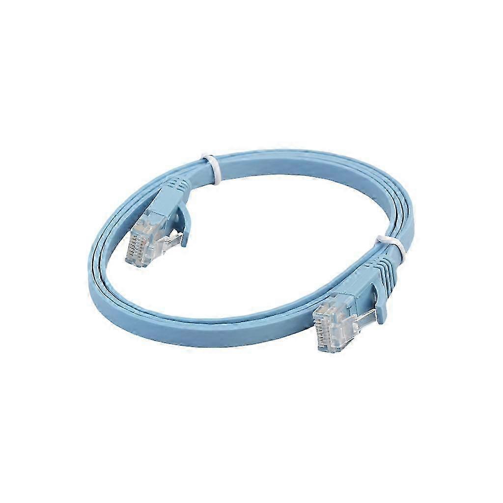 Flat Design Cat6 Ethernet Cable with Snagless Connector for Computers