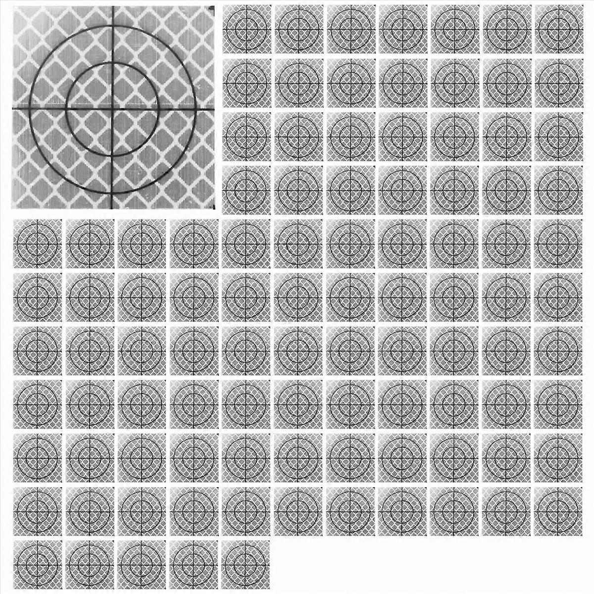 100Pcs Prism Measurement Reflector Sheet Total Station Tunnel Survey