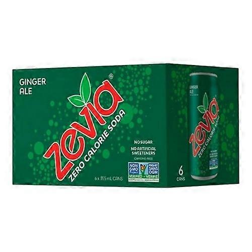Zevia Ginger Ale Zero Sugar, 355 Ml X 6 (Case Of 4)