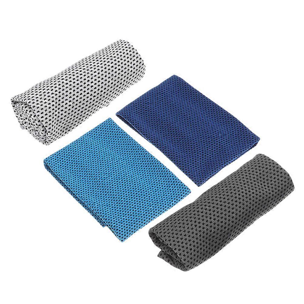 Compact Beach Towel Cooling Towel Cycling Practical 4Pcs