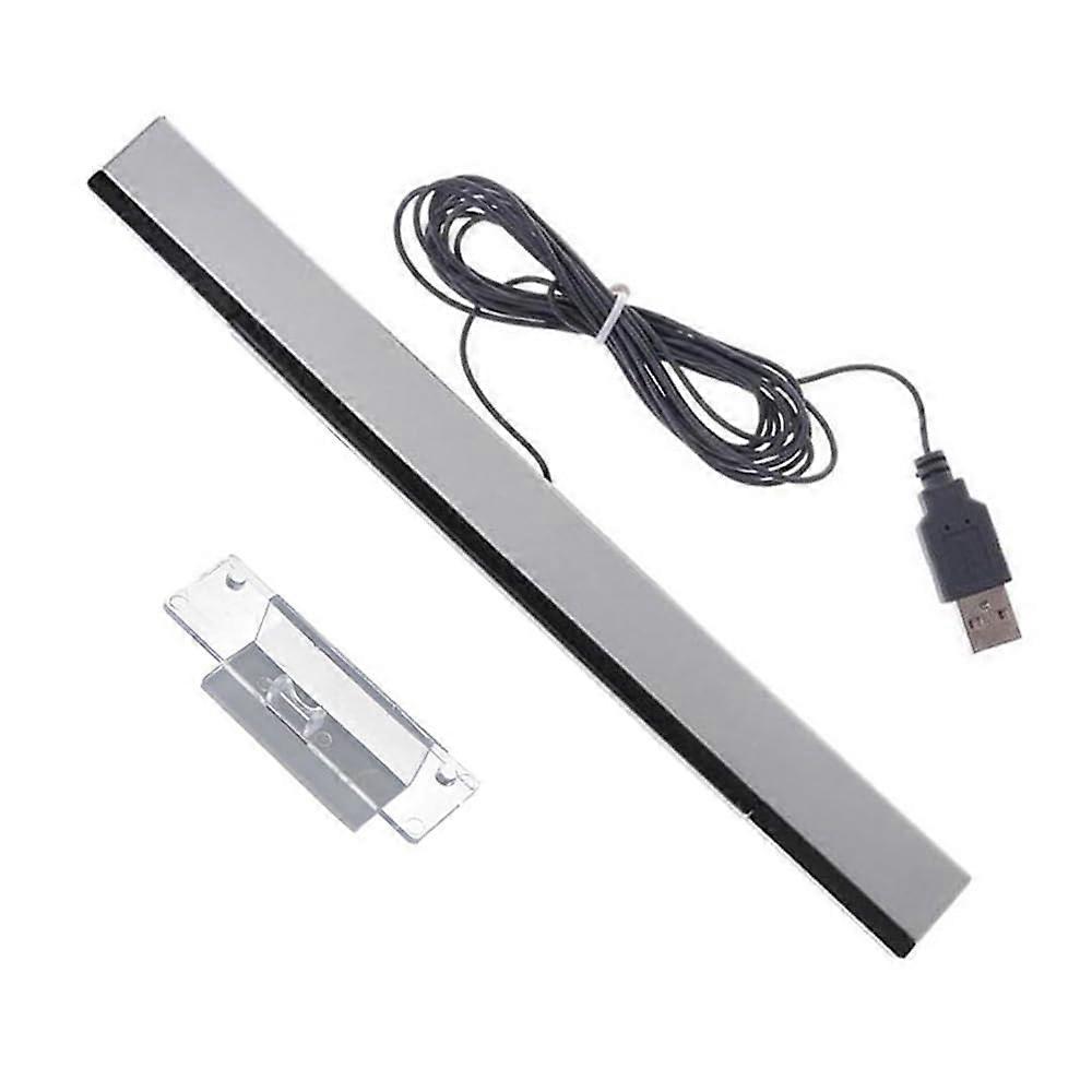 Wired Wii Sensor Bar with Stand for Accurate Motion Tracking, Compatible with Wii and Wii U
