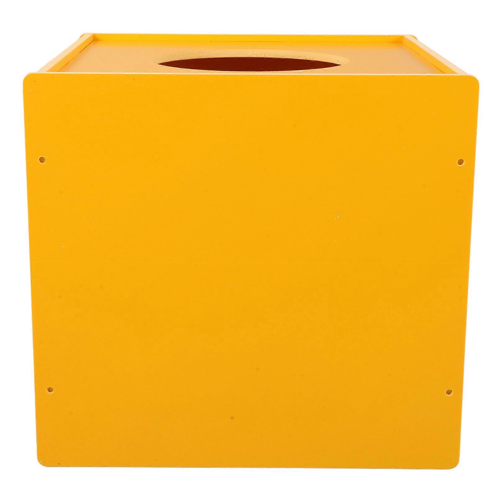 Box Desk Raffle Cube Storage Ticket Container 1 Set