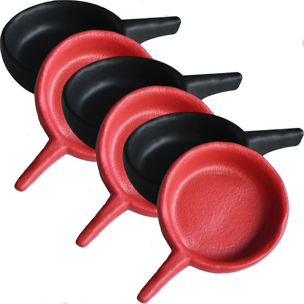 Assorted Color Ceramic Candlestick for Decoration 6Pcs Handle Set