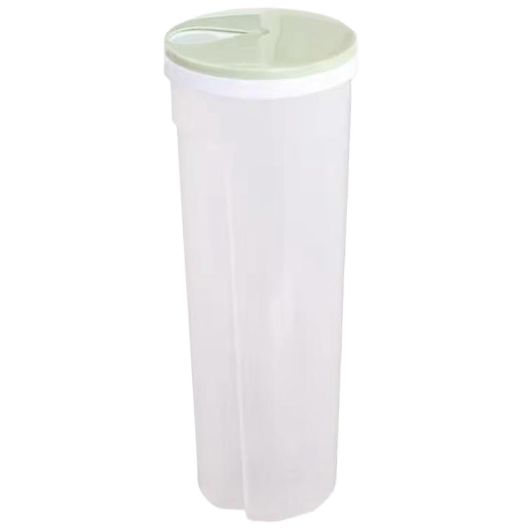 Spaghetti Storage Container with Airtight Rotating Lid, Clear NonSlip Pasta Jar for Pantry