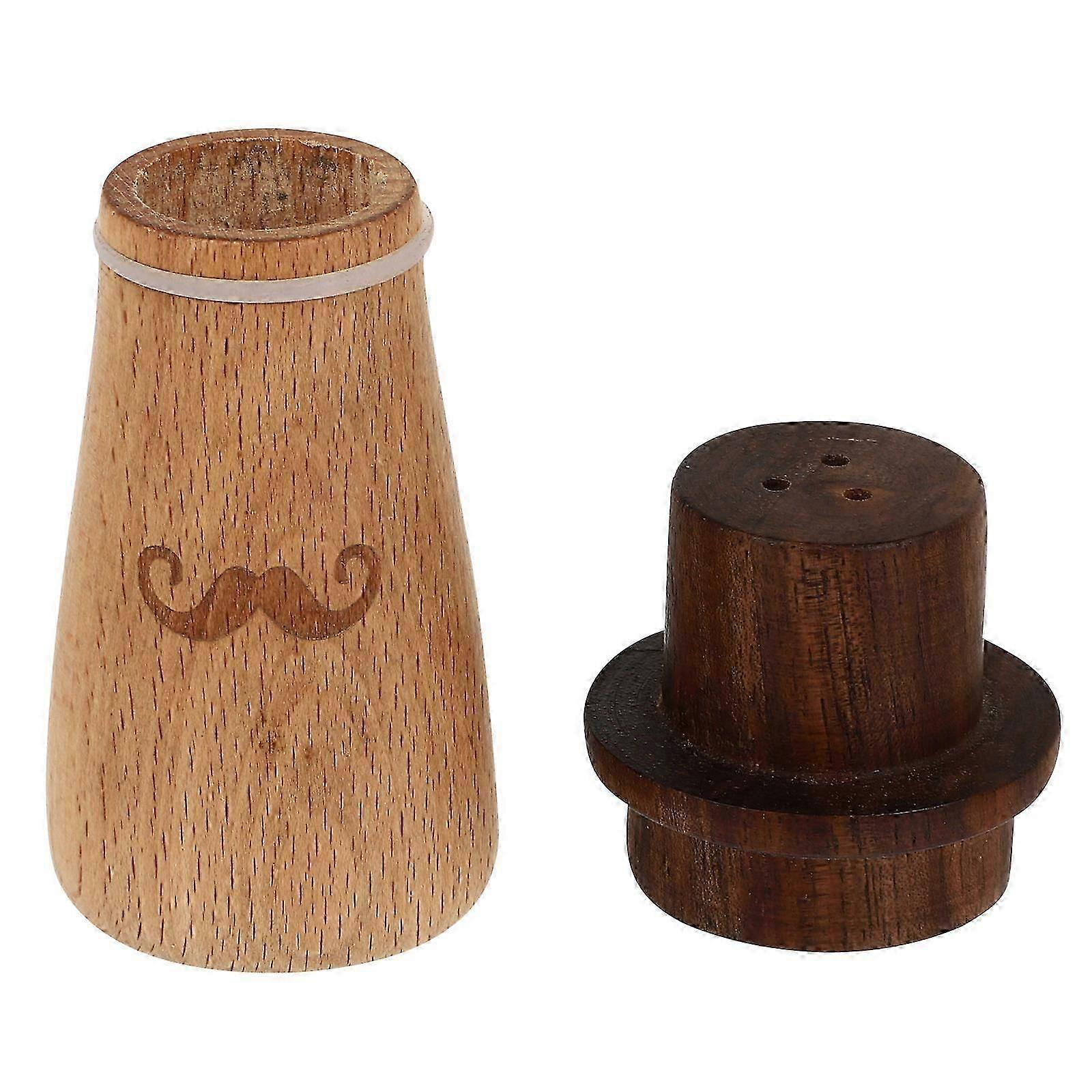 Wood Toothpick Holder Box for Storage 5Pcs Portable Toothpick Case