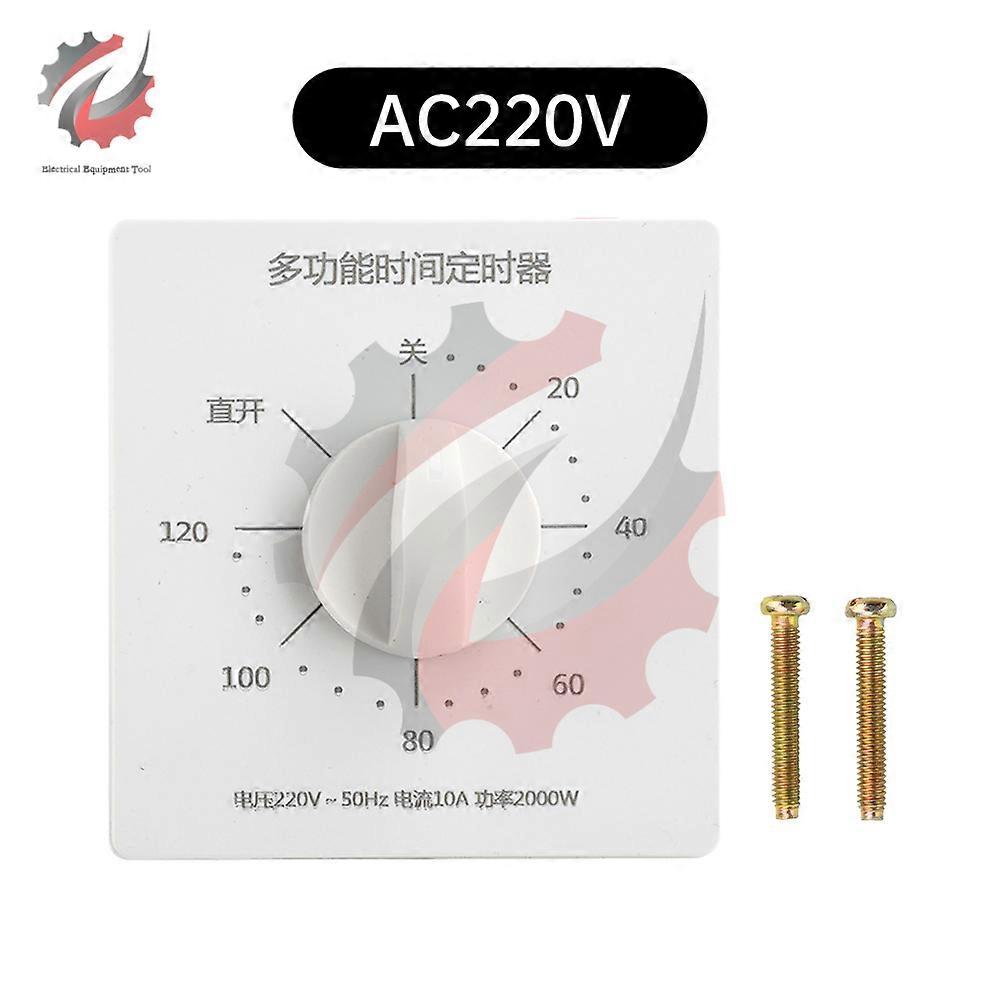 Digital Timer Control Switch Socket Cover Plate 120 Min Countdown Timer Hocomehold Countdown Time Switches Socket 86 Type
