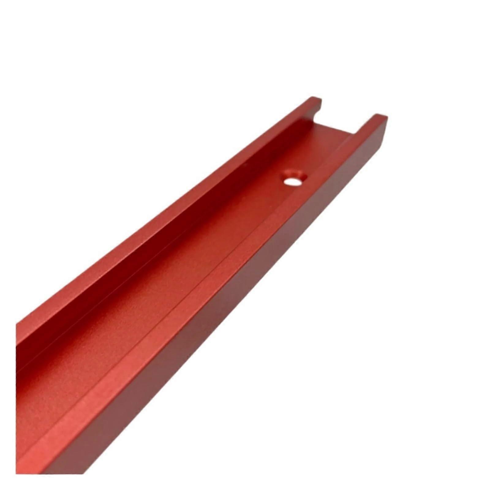 T Track 2 Pcs Aluminum T Slot Track 500mm for Router Table Woodworking Jig Precise Positioning Red
