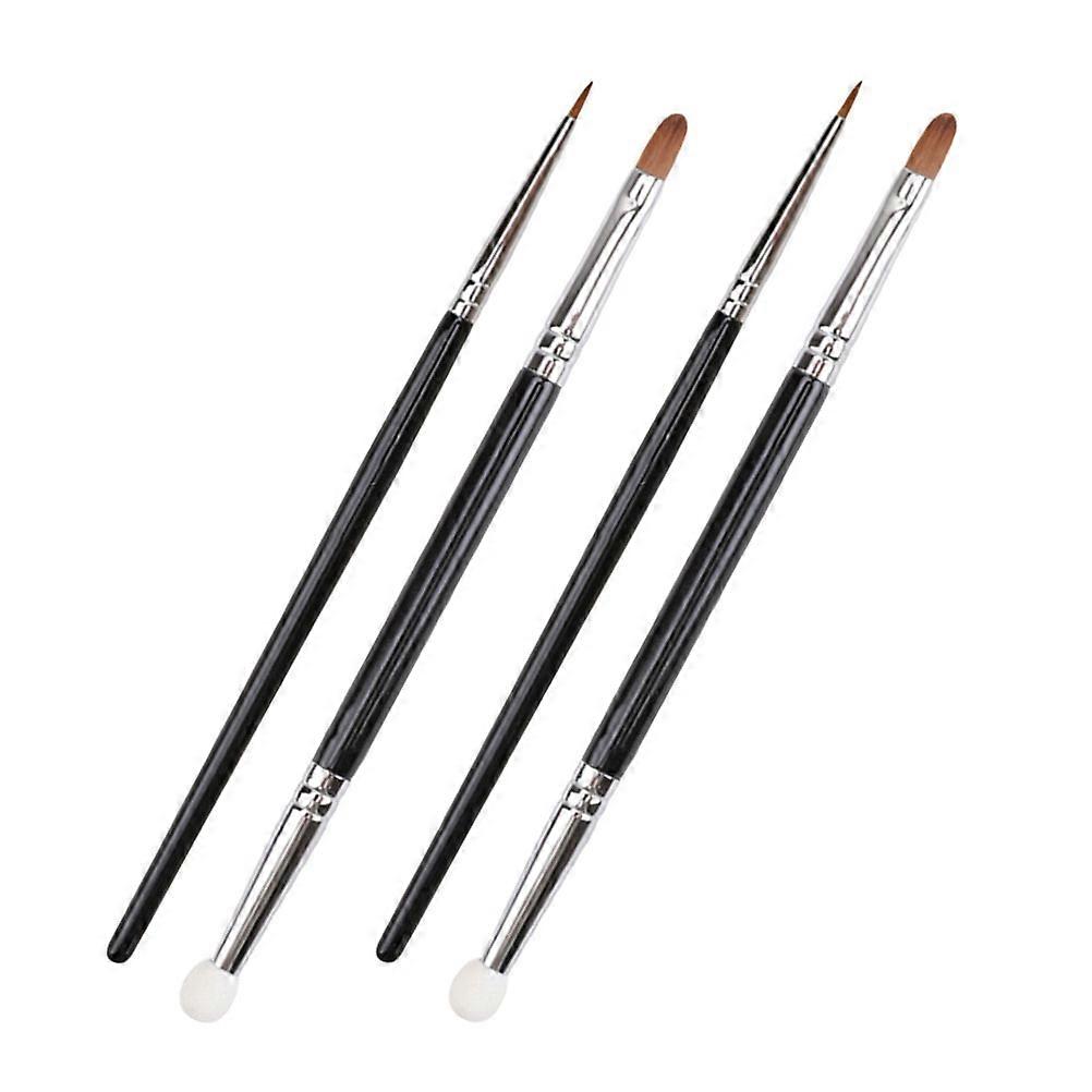Makeup Brushes Dual-Head for Fine Acne Concealer 8Pcs Cosmetic Tools