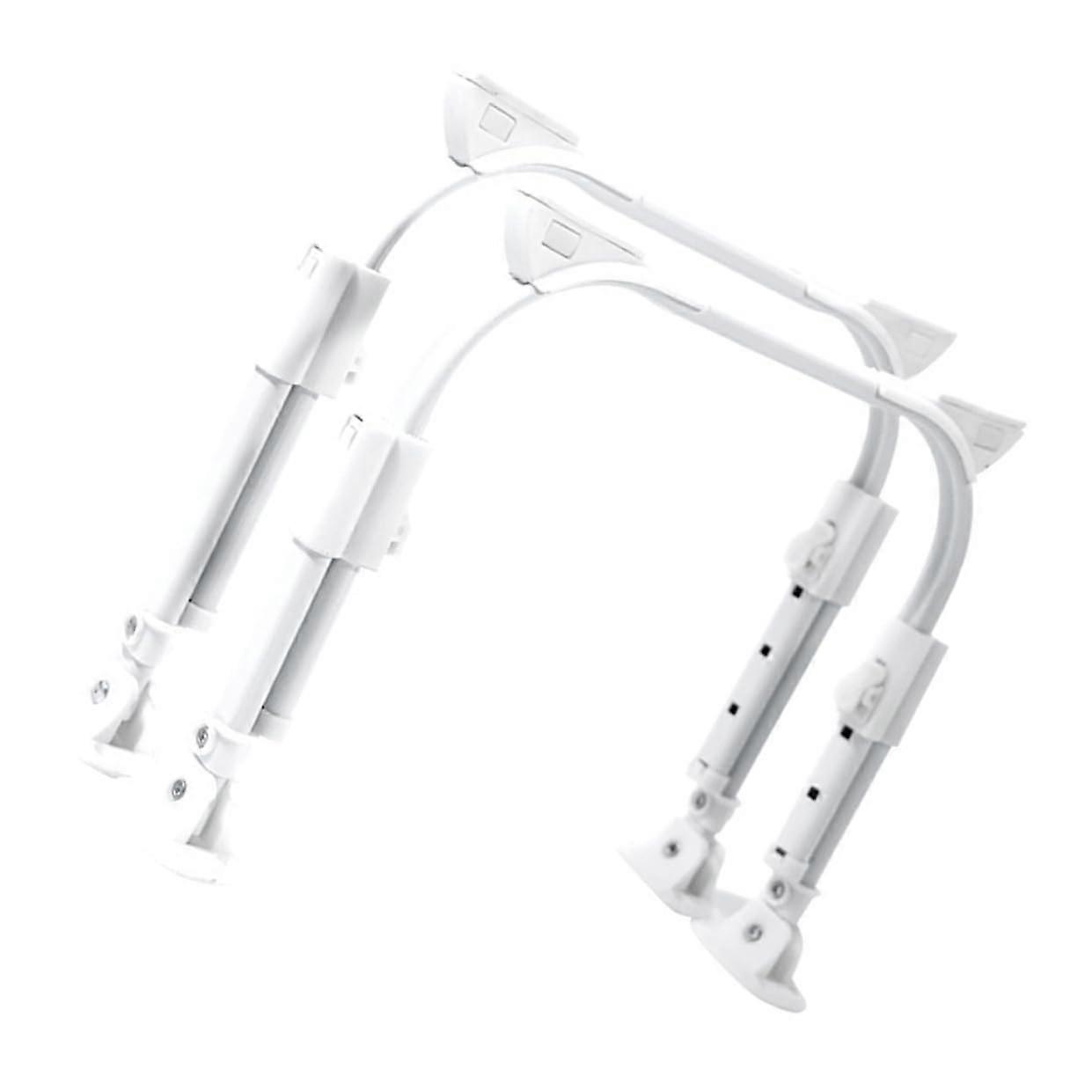 Folding Table Legs UShaped Adjustable Iron Desk Supports for Bed Desks SpaceSaving Durable Design