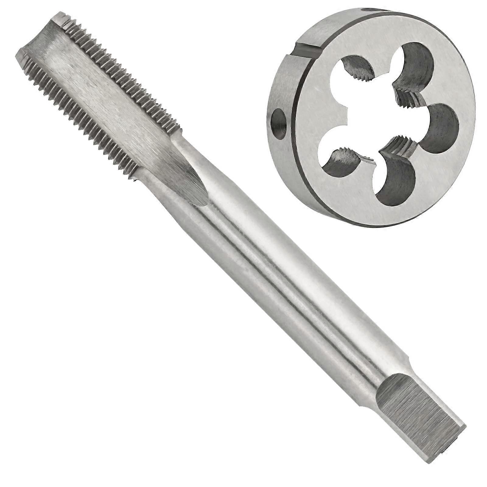 7/89 UNC Tap and Die Set HSS Thread Cutting Tools for Precision Metalwork and Long Tool Life