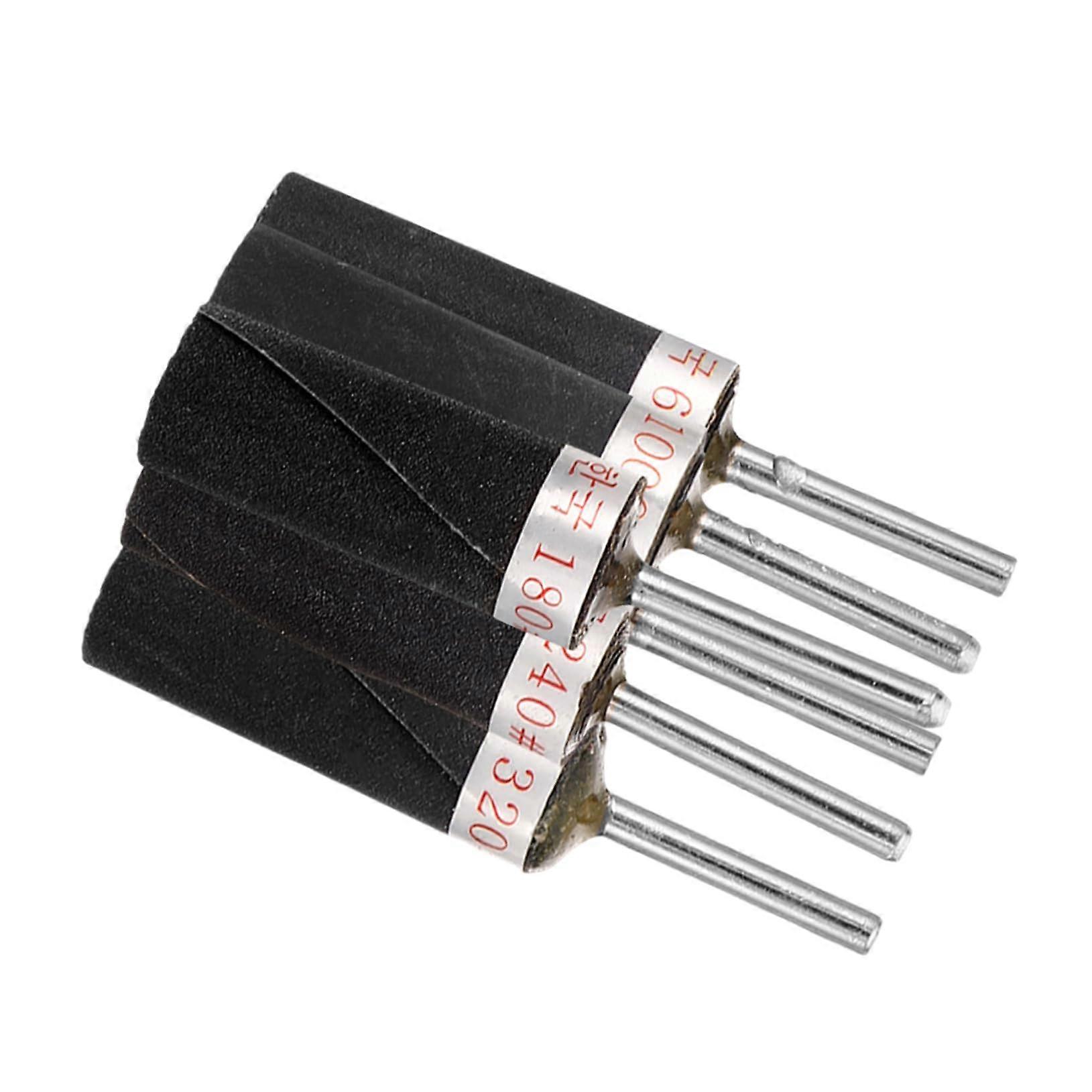 6pcs Rotary Tool Sanding Drum Set for Precise Material Removal on Wood Metal Plastic